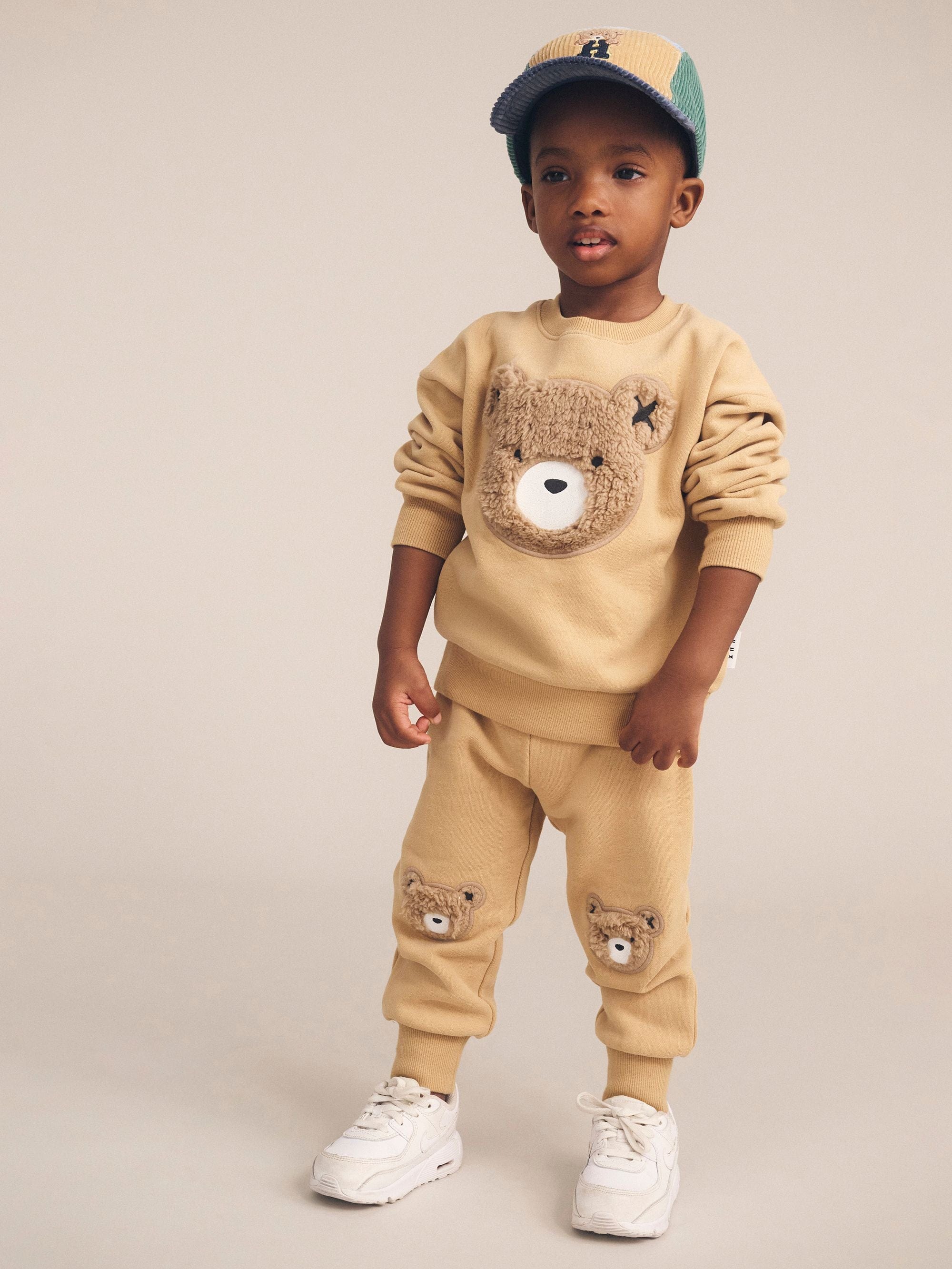 Huxbaby Boys Jumper Honey Furry Huxbear Sweatshirt