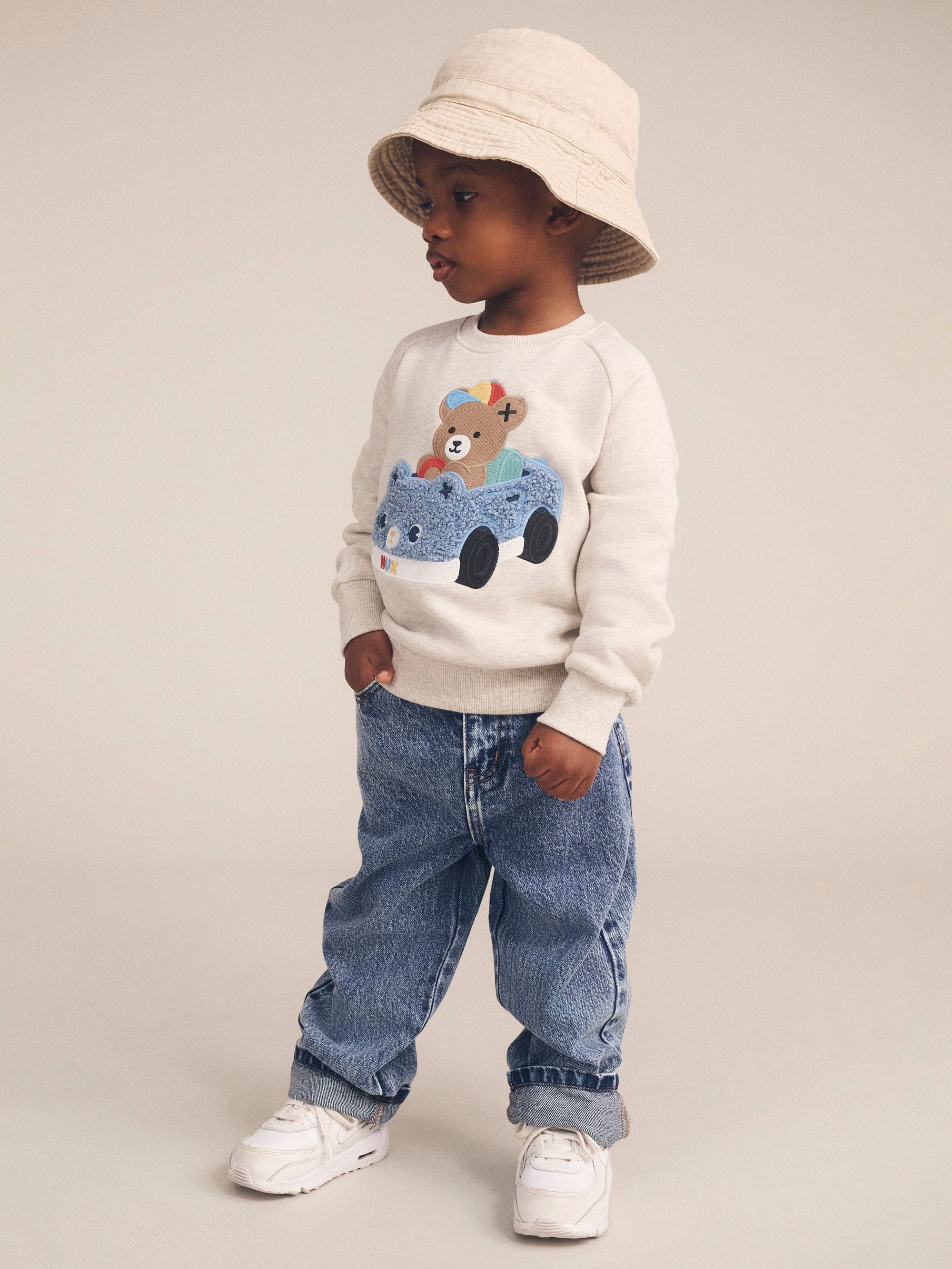 Huxbaby Boys Jumper Huxmobile Sweatshirt