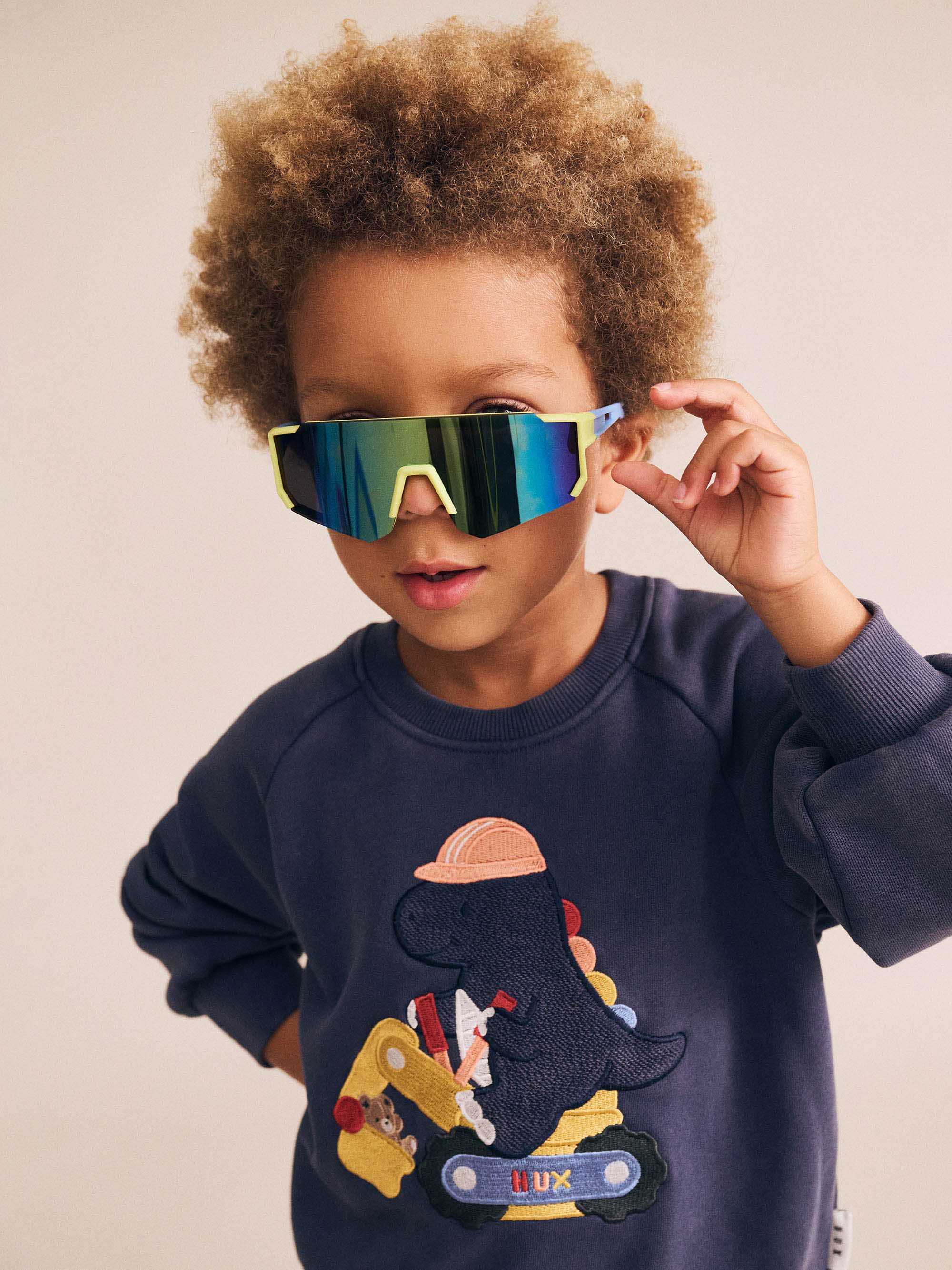 Huxbaby Boys Jumper Tradie Dino Sweatshirt