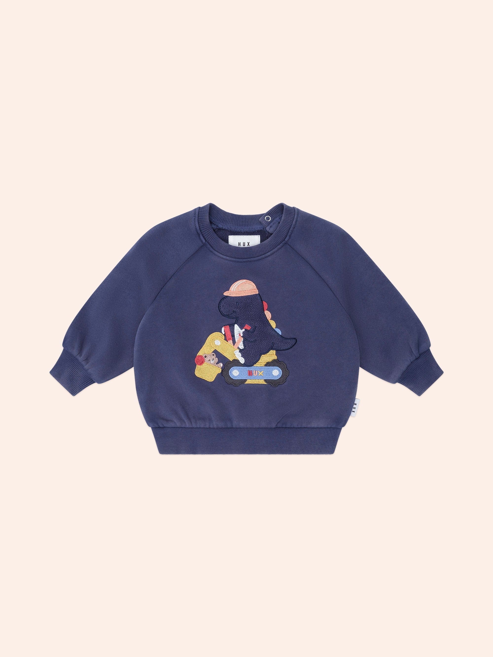 Huxbaby Boys Jumper Tradie Dino Sweatshirt
