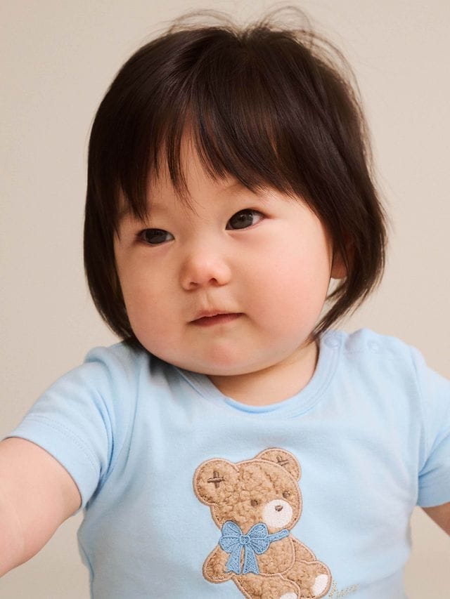 Huxbaby Boys Onesie Bow Hux S/S Bodysuit
