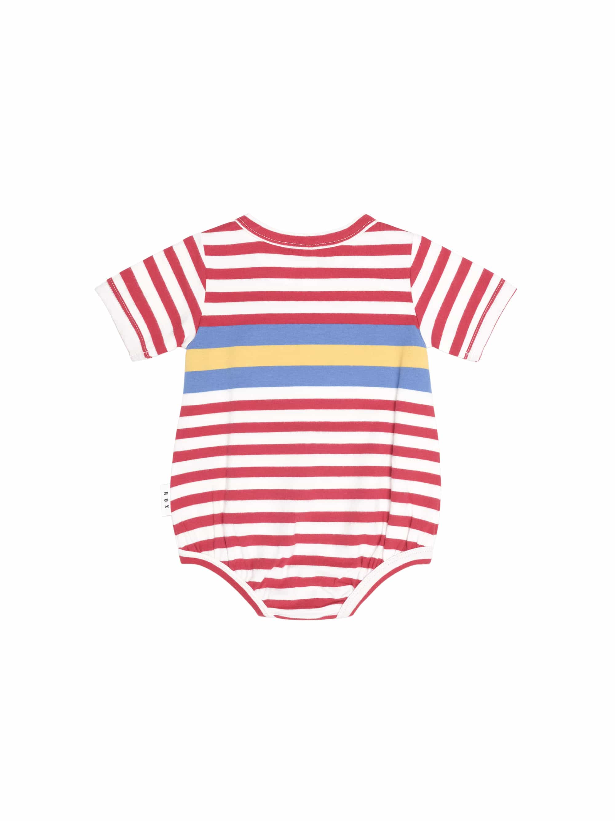 Huxbaby Boys Onesie Fireman Hux Stripe Romper