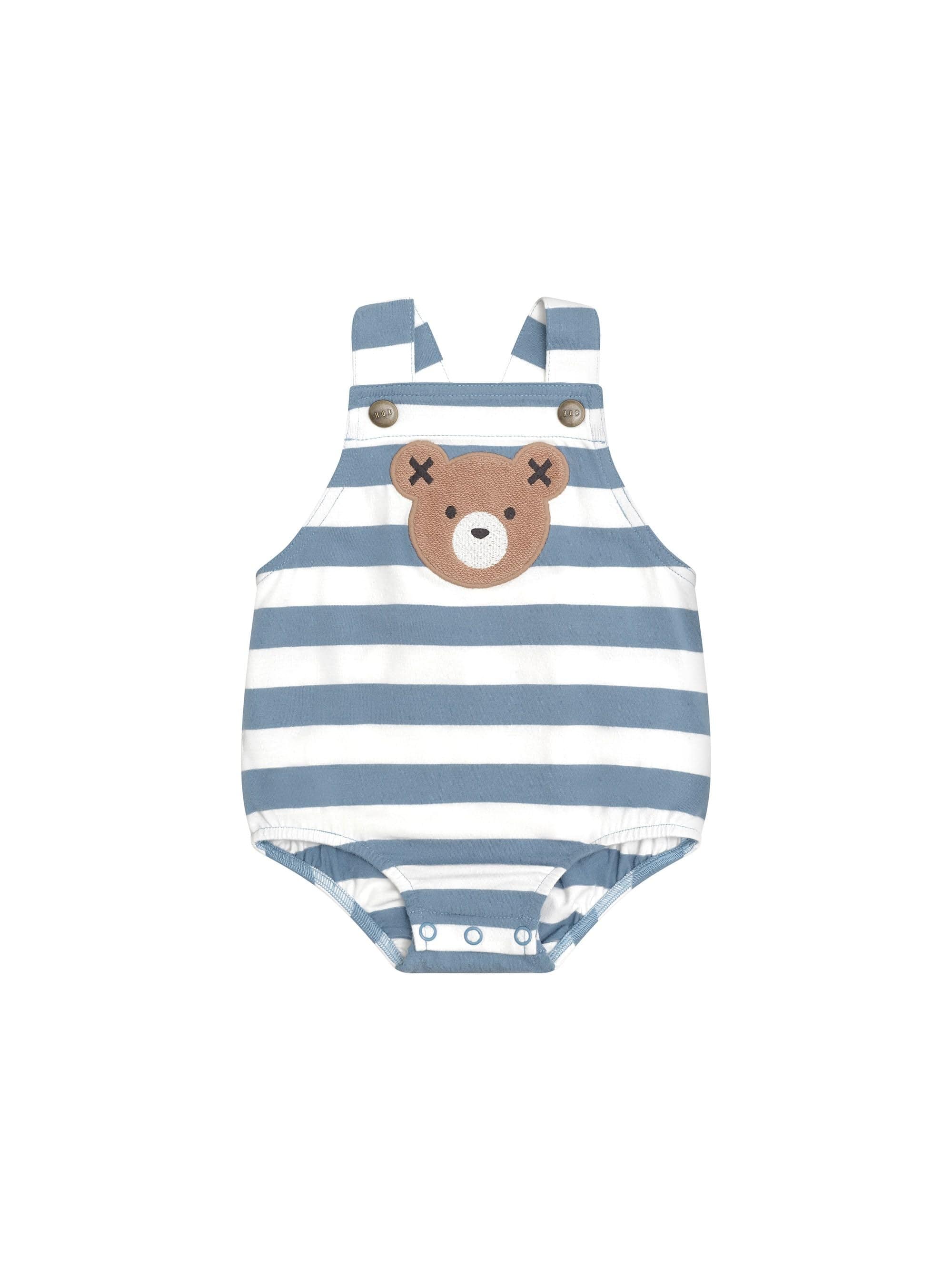 Huxbaby Boys Onesie Huxbear Stripe Onesie