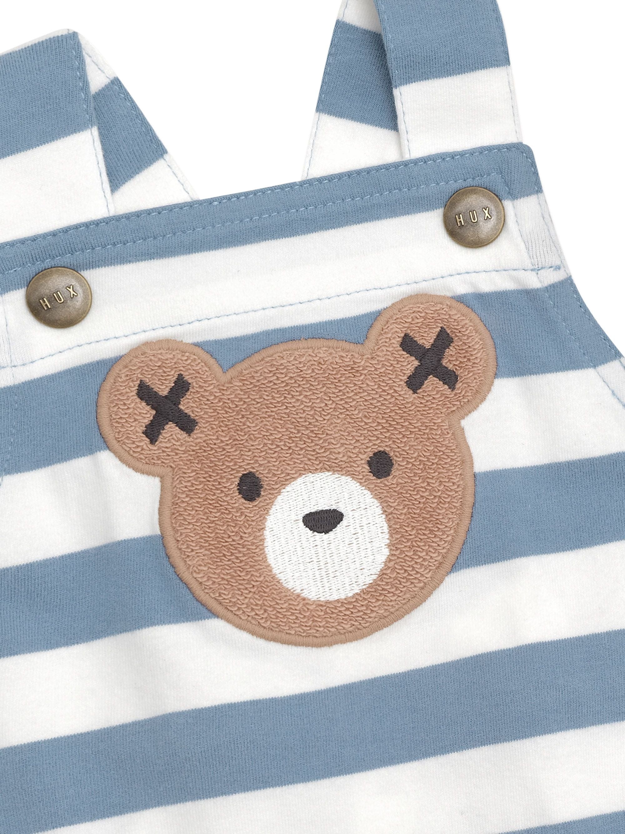 Huxbaby Boys Onesie Huxbear Stripe Onesie