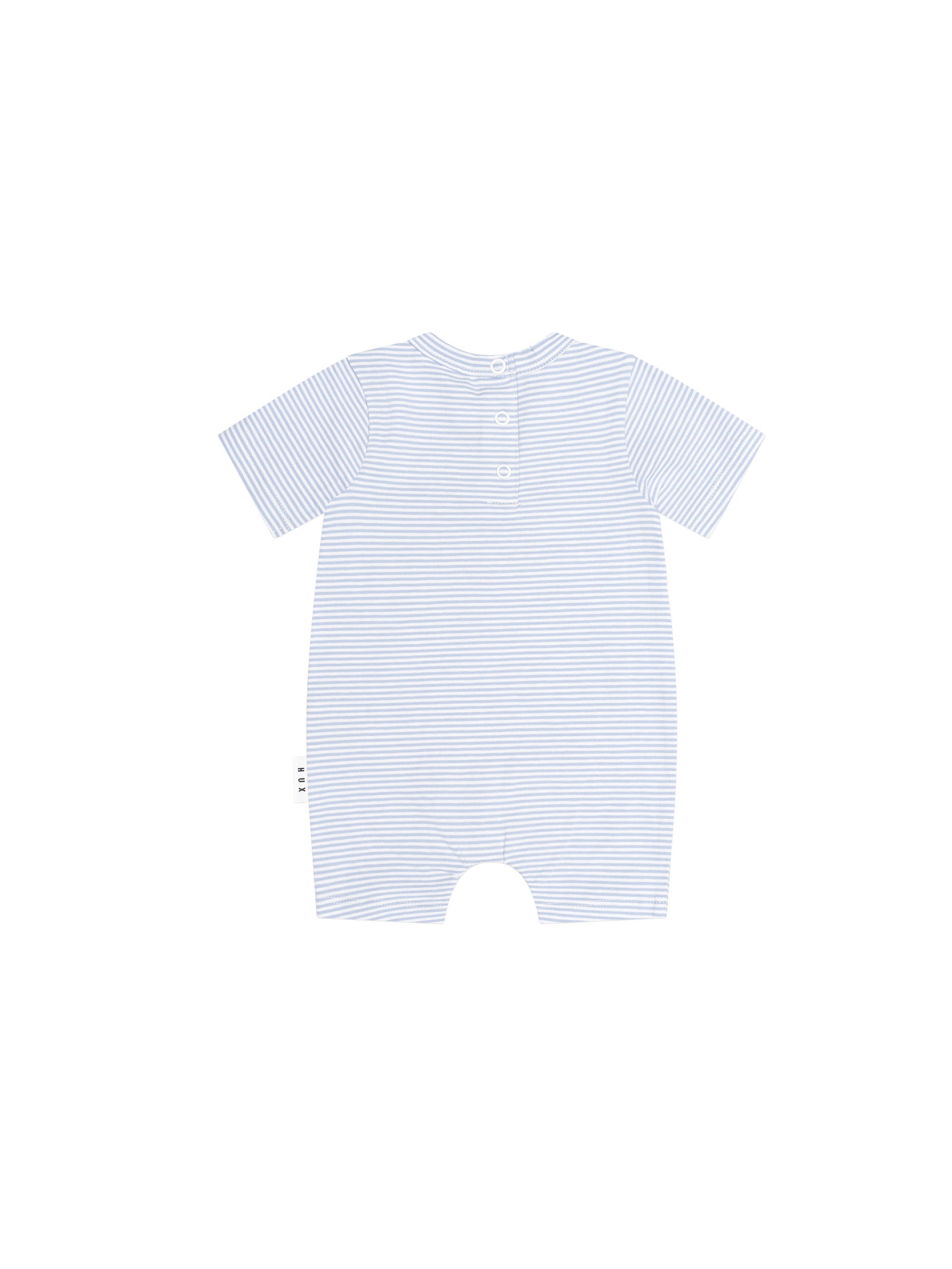 Huxbaby Boys Onesie Peekaboo Hux Stripe Bodysuit