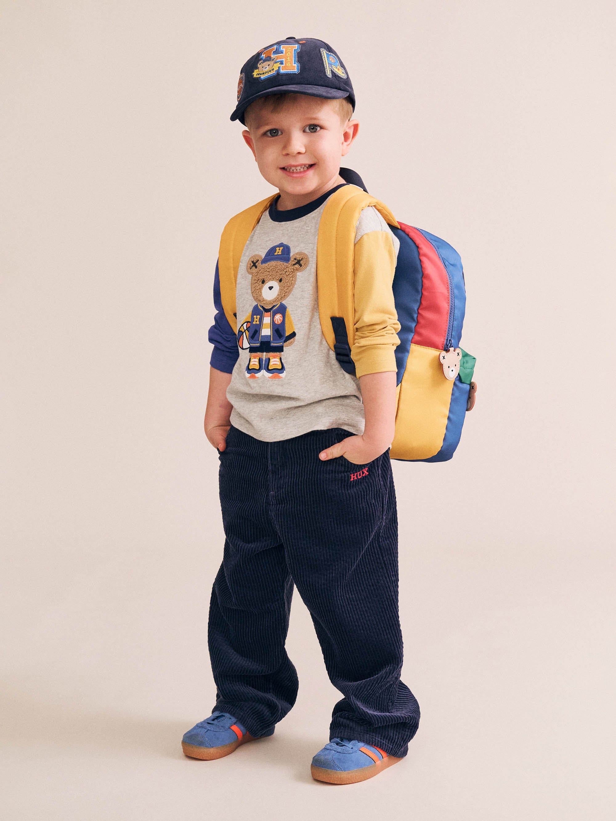 Huxbaby Boys Pant Cord Wide Leg Pant