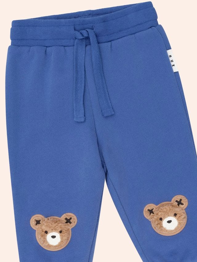 Huxbaby Boys Pant Furry Huxbear Cobalt Trackpant