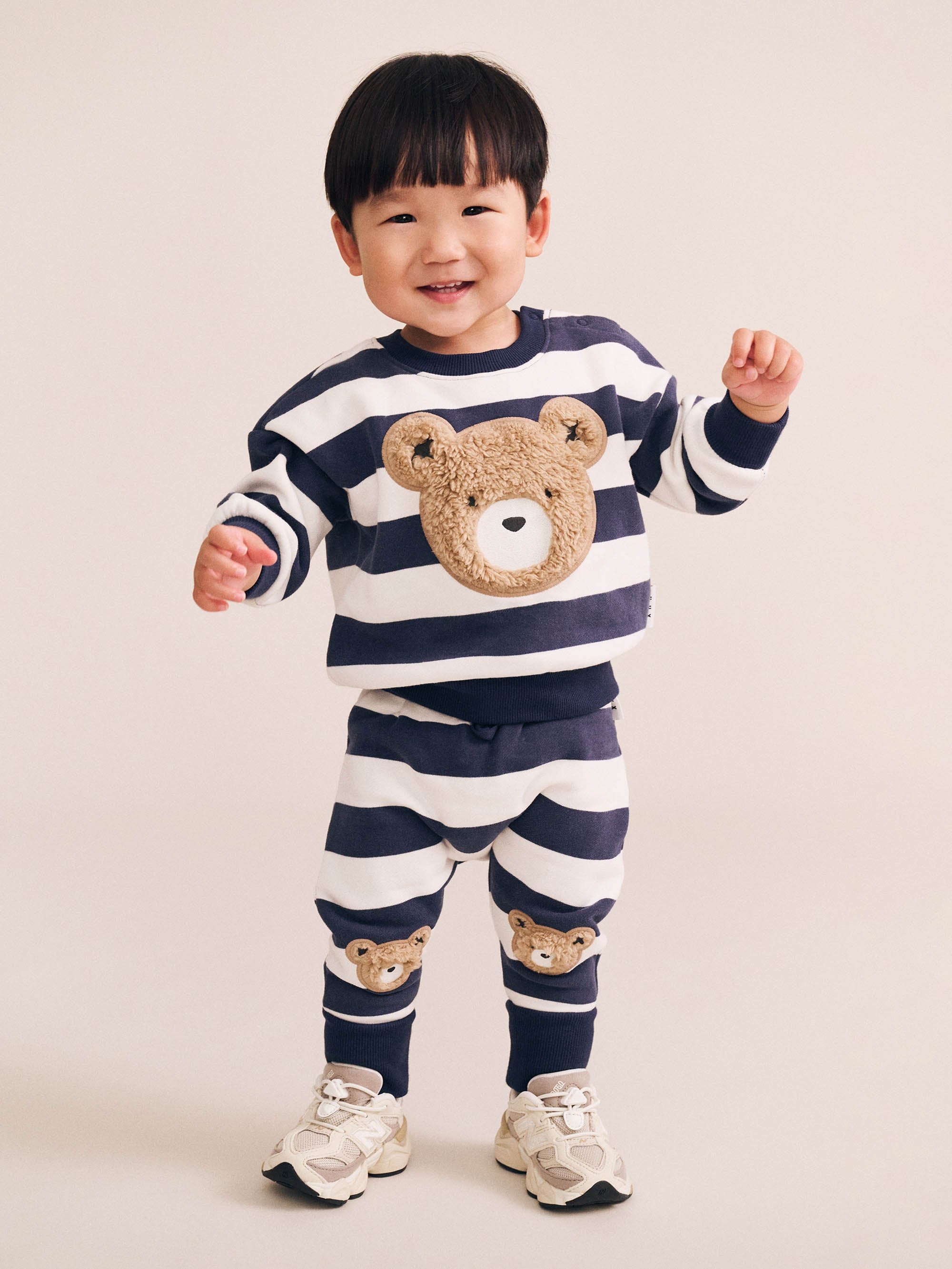 Huxbaby Boys Pant Furry Huxbear Stripe Trackpant