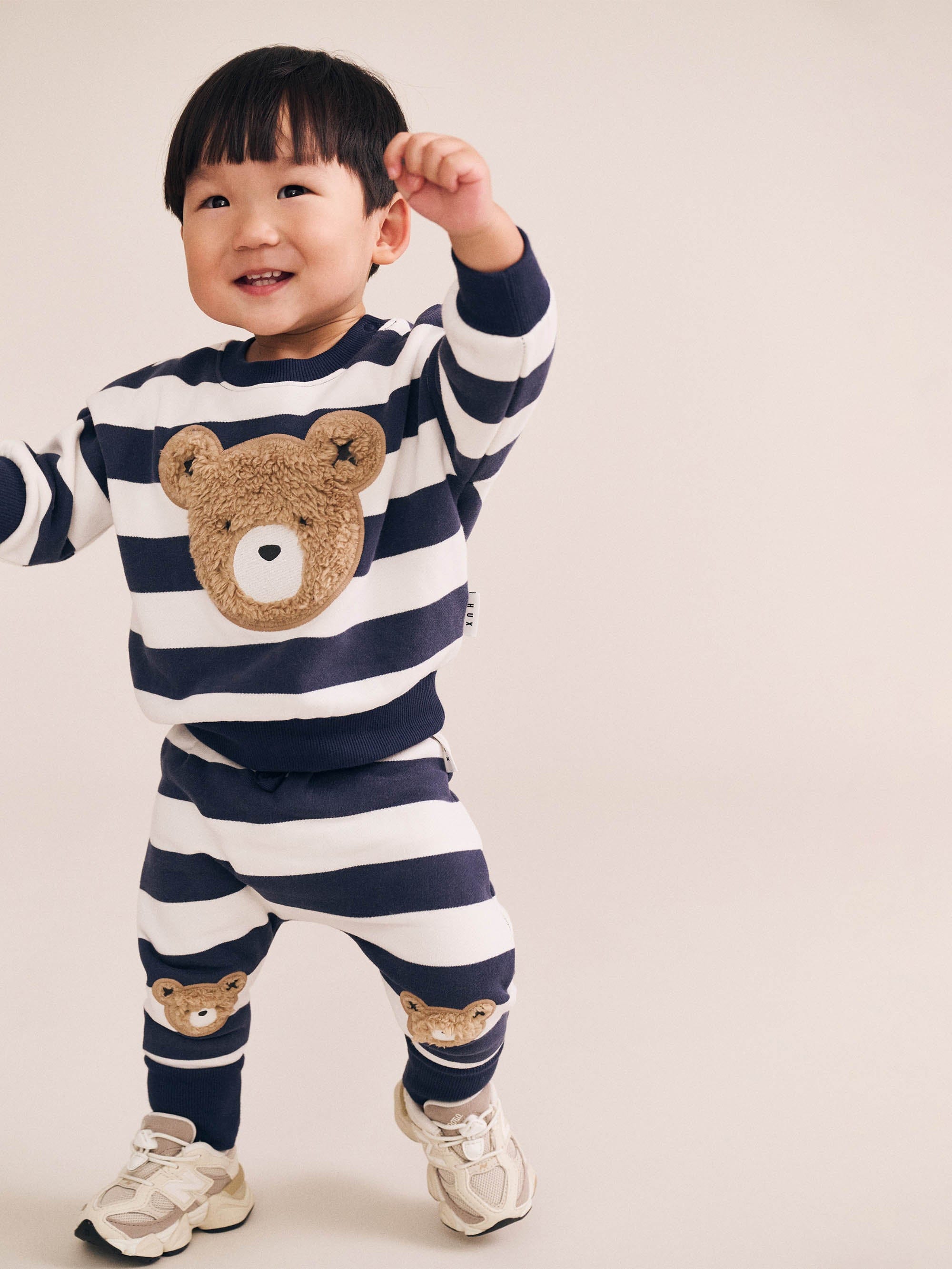 Huxbaby Boys Pant Furry Huxbear Stripe Trackpant