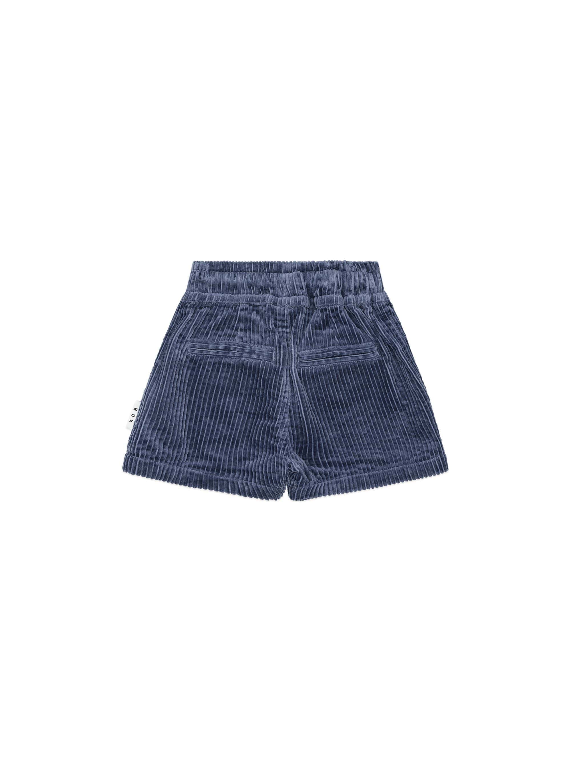 Huxbaby Boys Pant Midnight Cord Relaxed Short