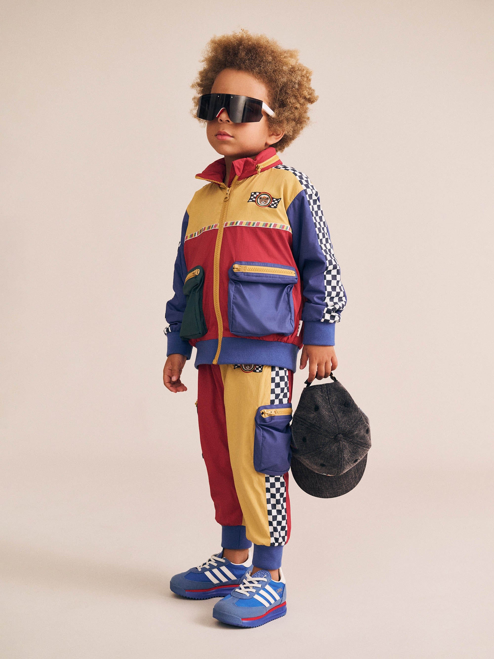 Huxbaby Boys Pant Retro Motosport Trackpant
