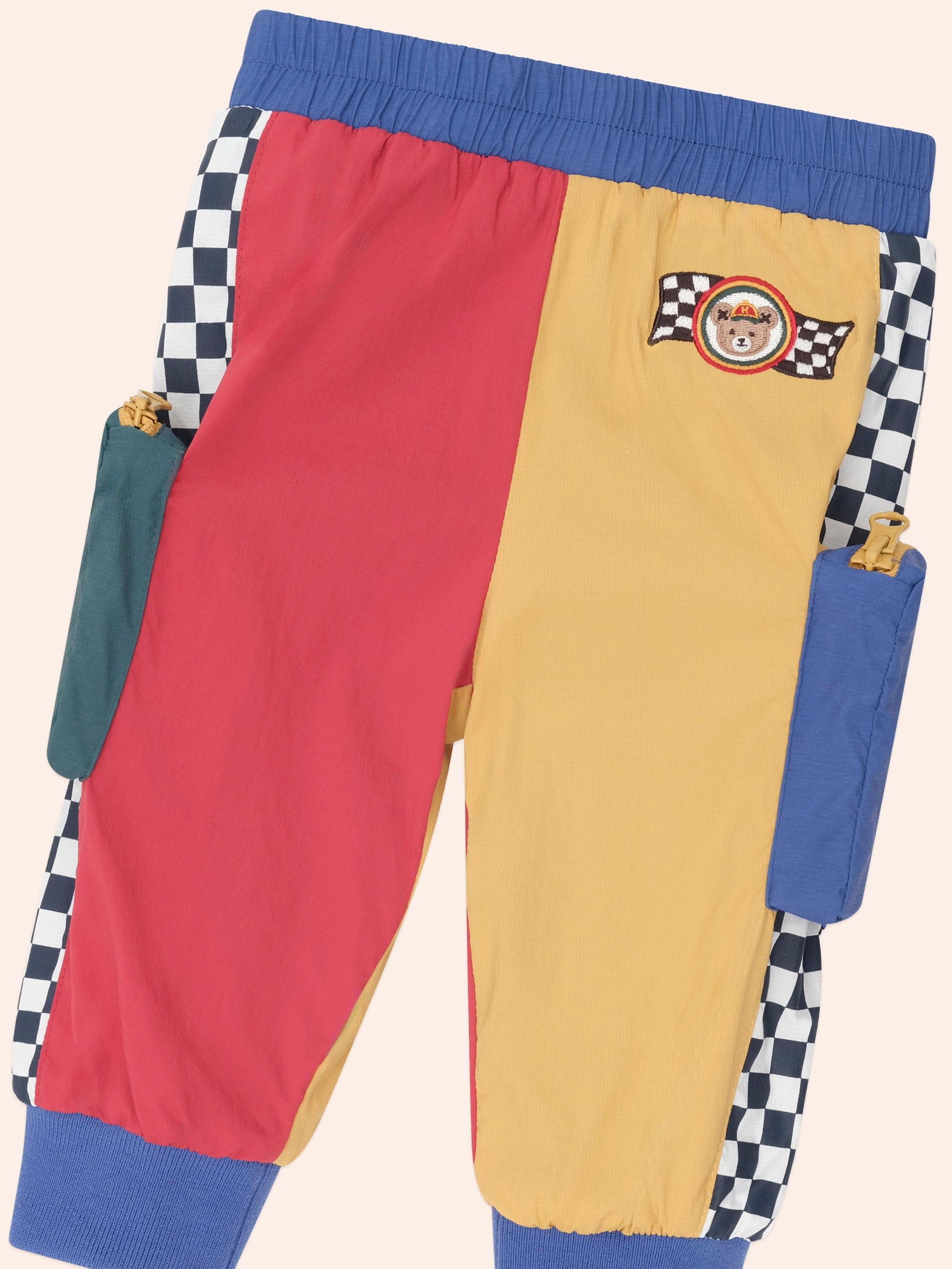 Huxbaby Boys Pant Retro Motosport Trackpant