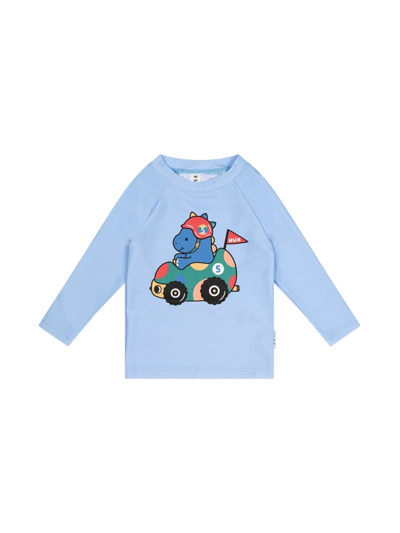 Huxbaby Boys Swimwear Racer Dino Rashguard