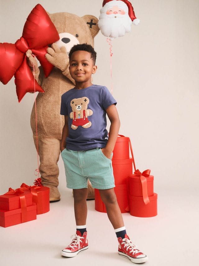 Huxbaby Boys Tops 1Y Gingerbread Hux Tee