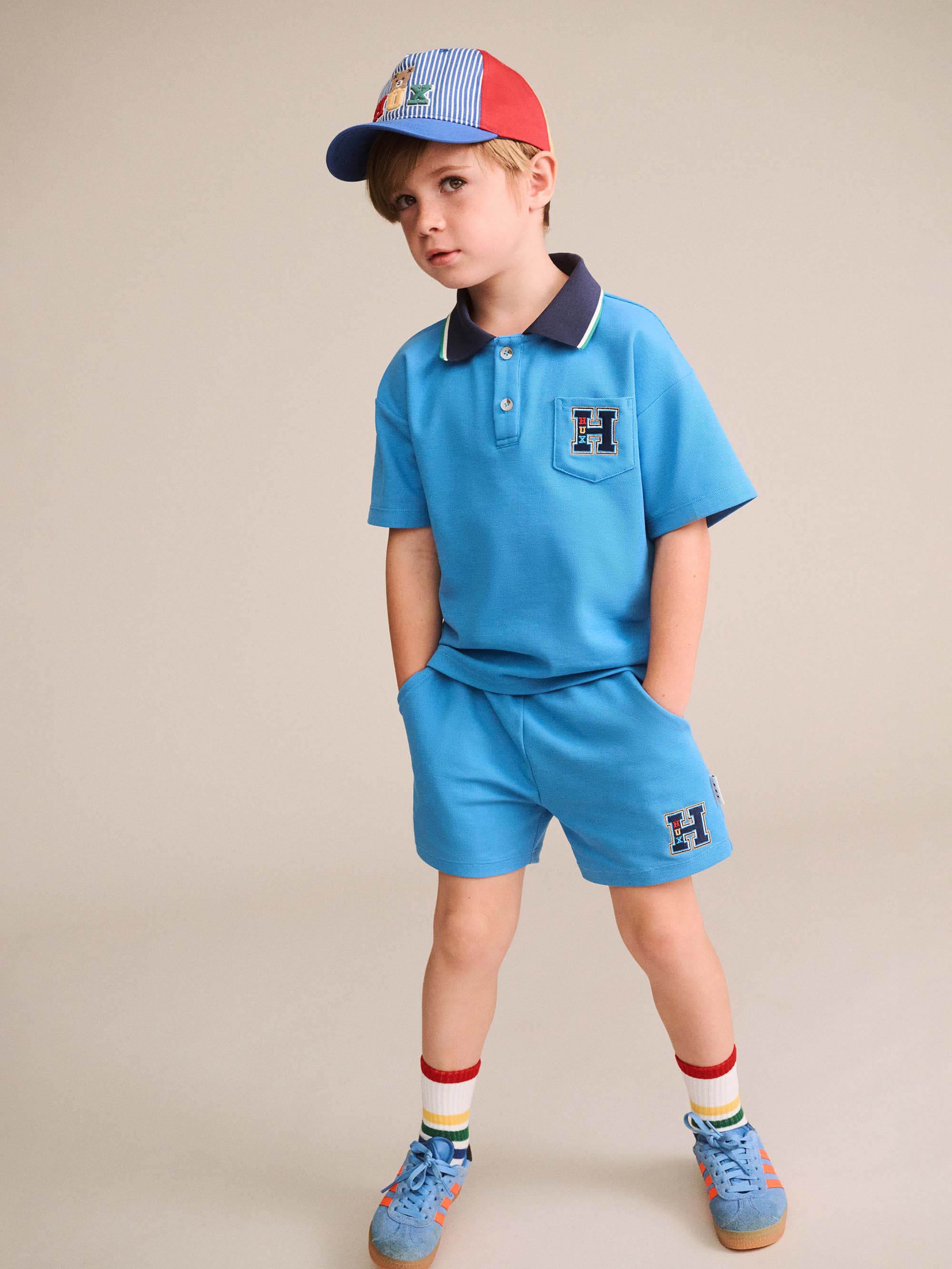 Huxbaby Boys Tops 3Y Collegiate Pique Polo