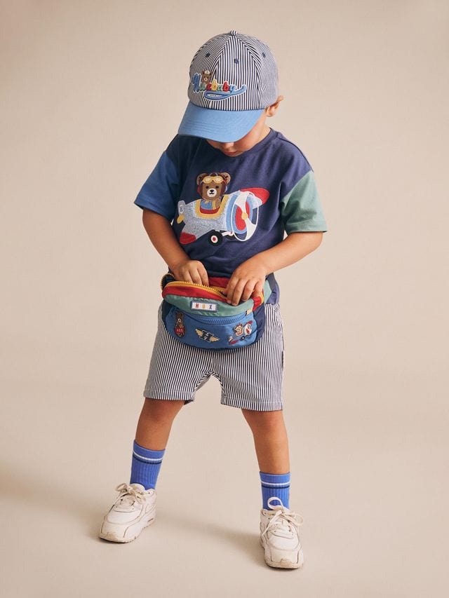 Huxbaby Boys Tops Aviator Huxbear Boxy Tee