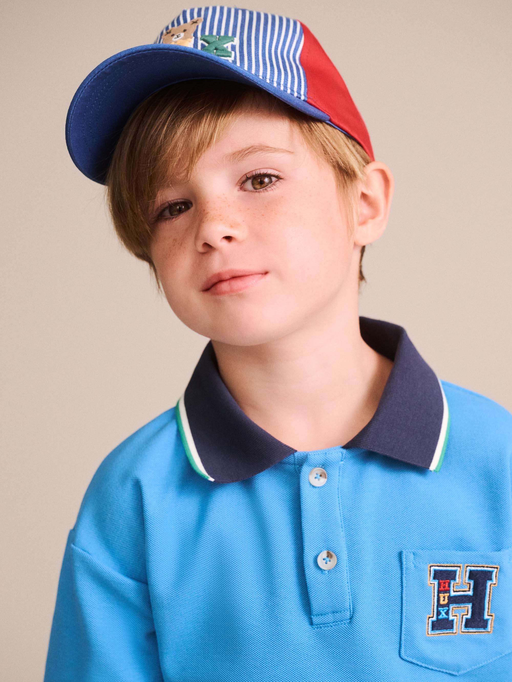 Huxbaby Boys Tops Collegiate Pique Polo