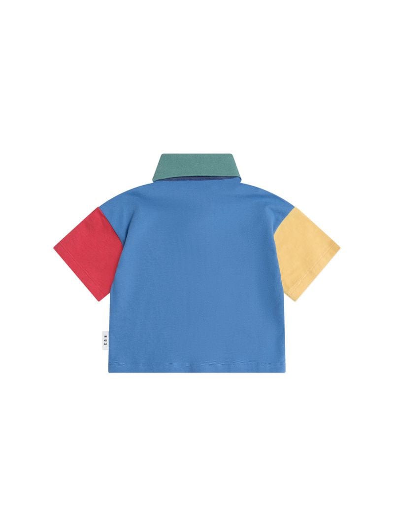 Huxbaby Boys Tops Colourblock Boxy Polo Tee