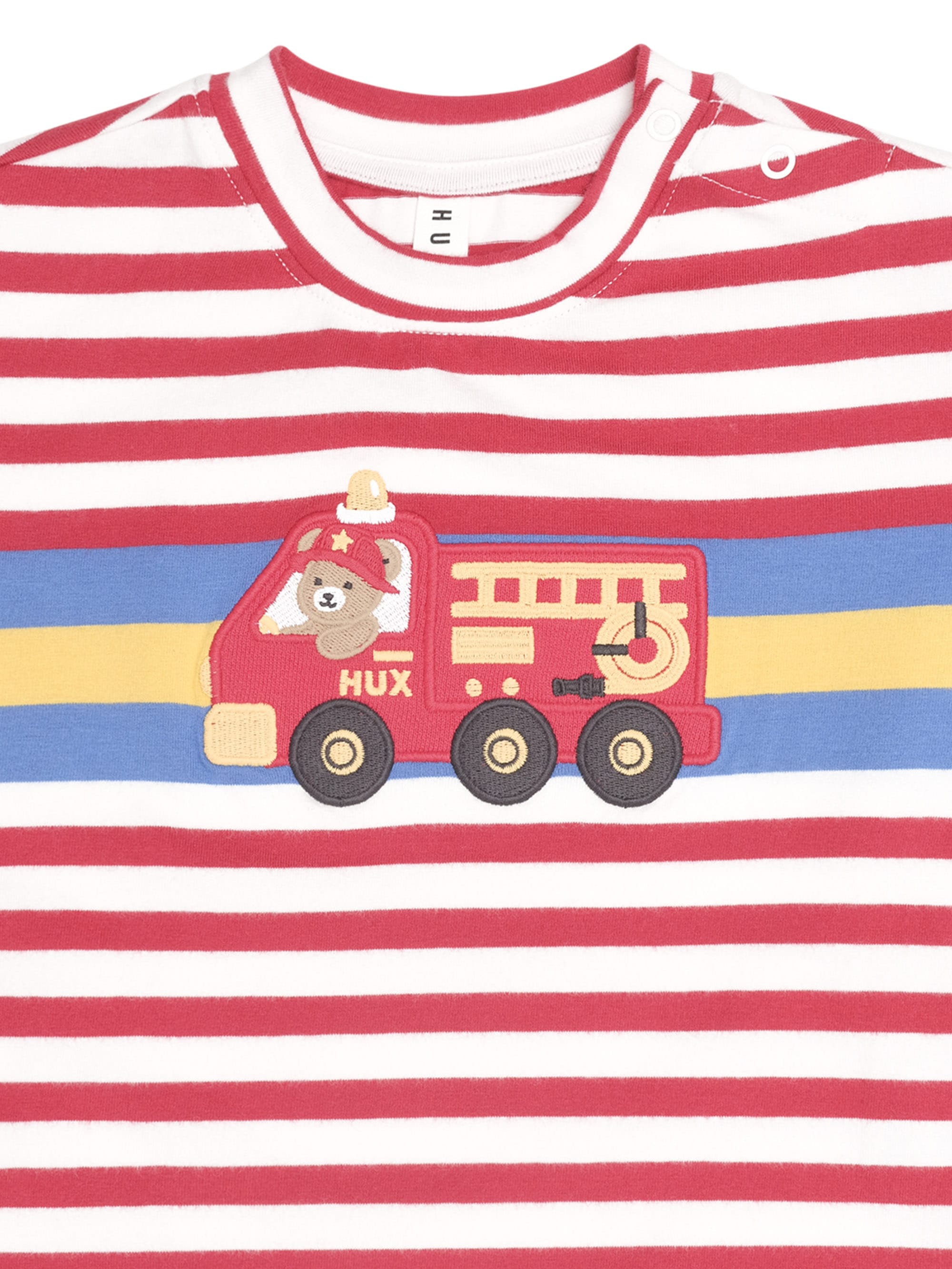 Huxbaby Boys Tops Fireman Hux Stripe Tee