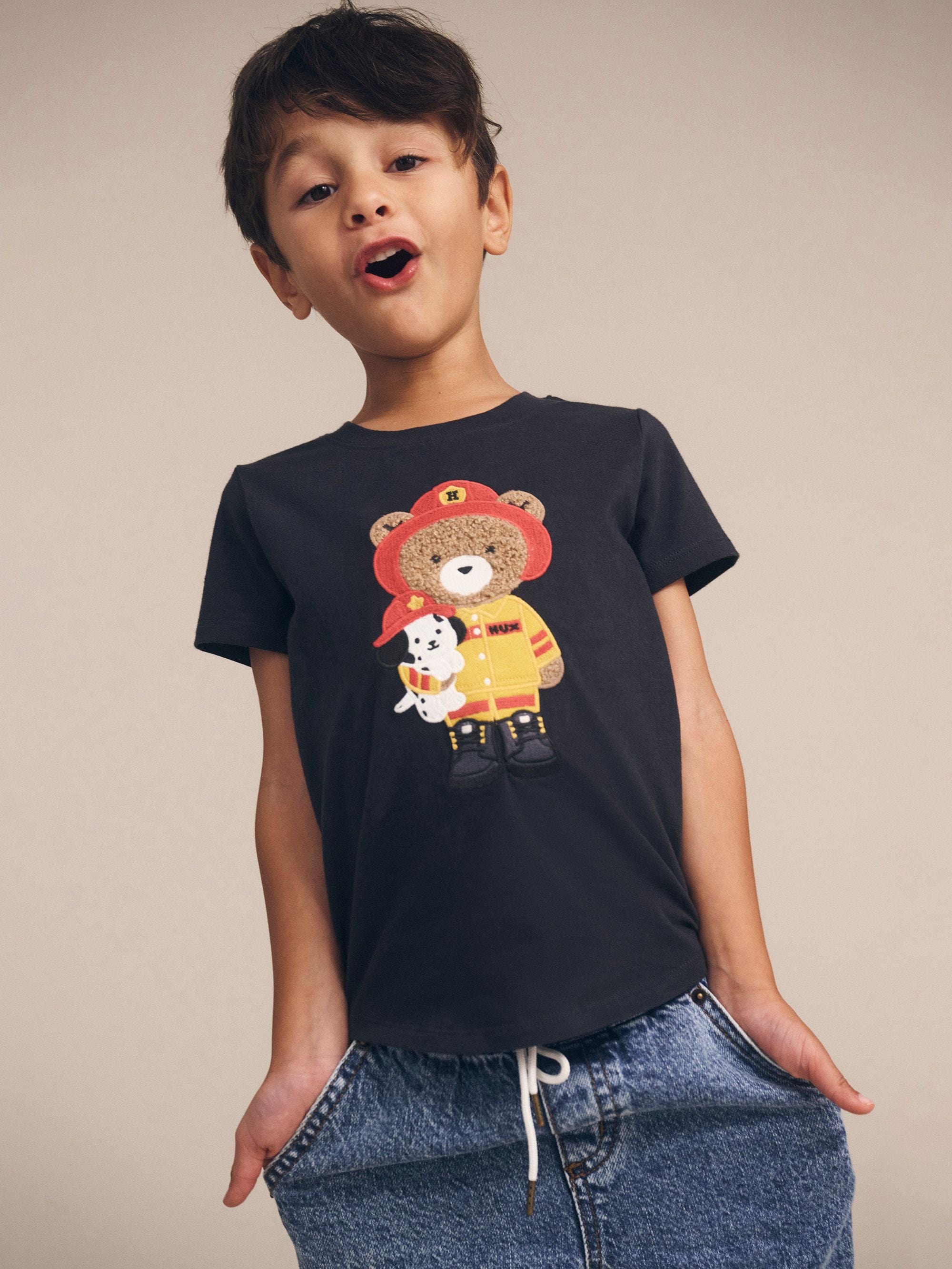 Huxbaby Boys Tops Fireman Hux T-Shirt