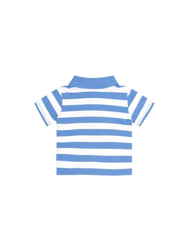 Huxbaby Boys Tops Nautical Stripe Standing Hux Polo