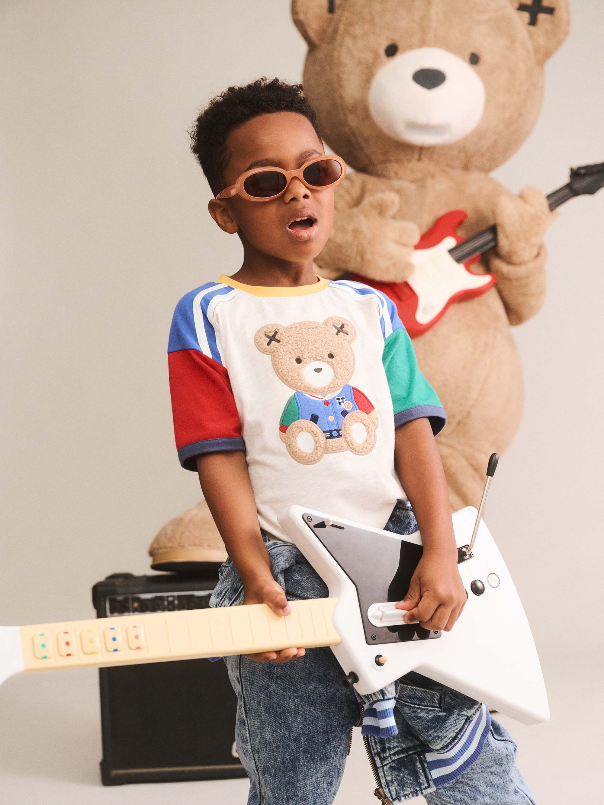 Huxbaby Boys Tops Sporty Colour Block Hux Tee