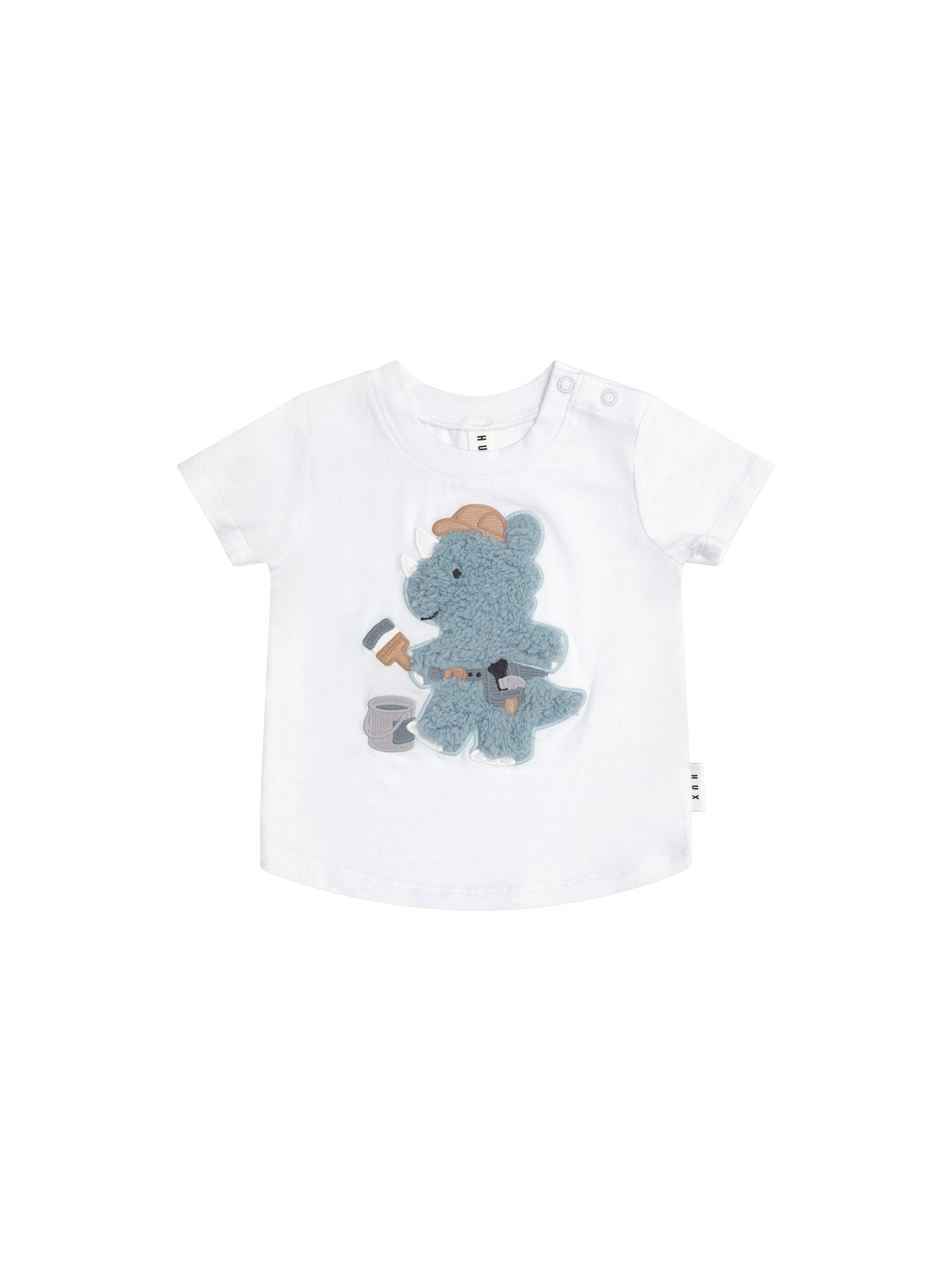 Huxbaby Boys Tops Tradie Furry Dino T-Shirt