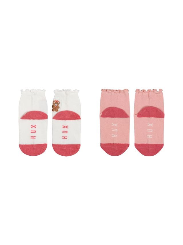 Huxbaby Girls Accessory Frilly Festive Socks 2 Pack
