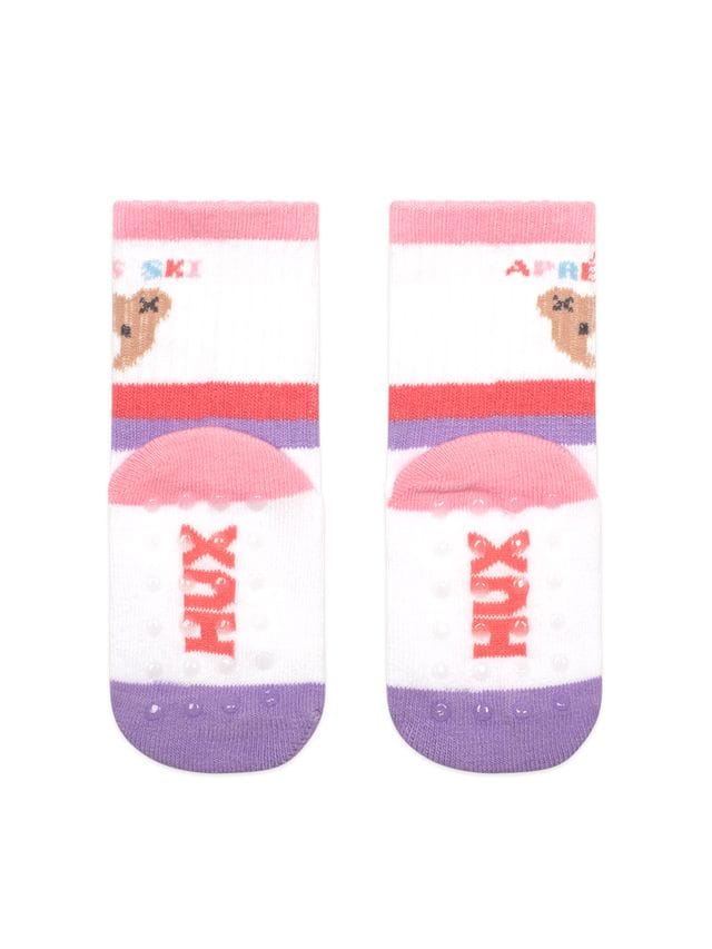 Huxbaby Girls Accessory Hux Apres Ski Dusty Pink Multi 2Pk Socks