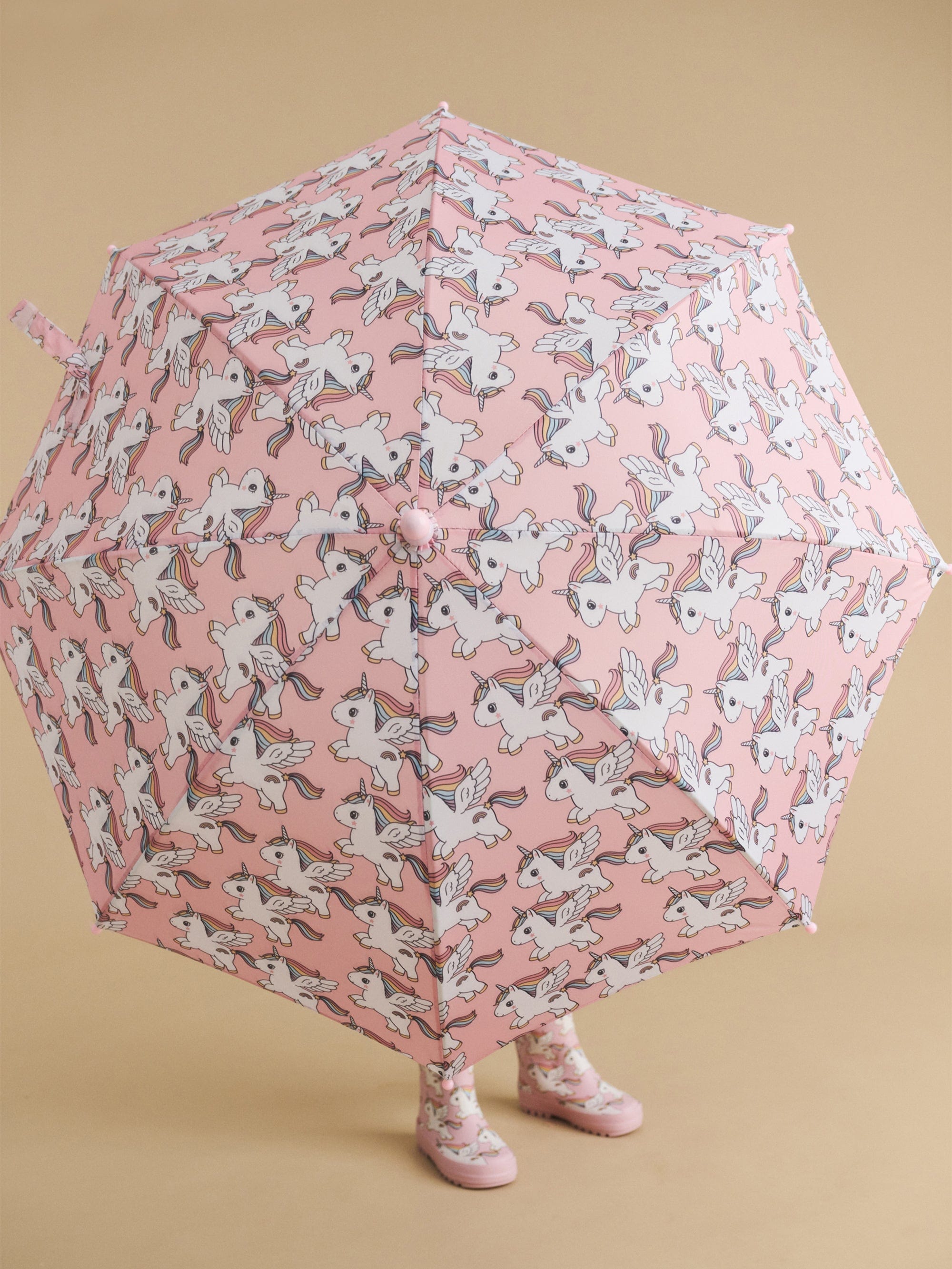 Huxbaby Girls Accessory Magical Unicorn Umbrella