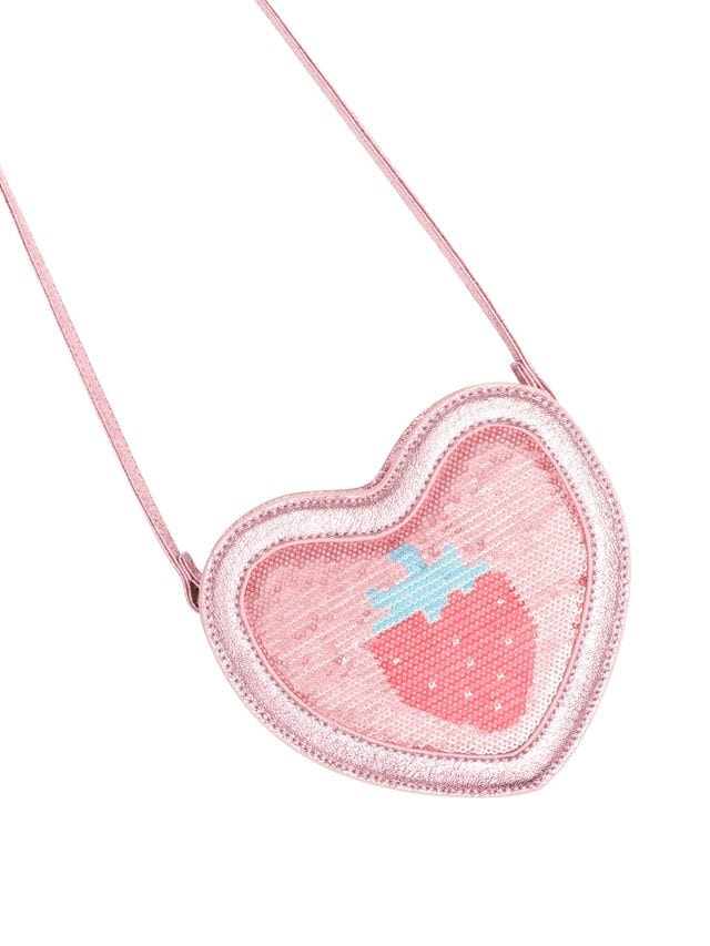 Huxbaby Girls Accessory Strawberry Sequin Heart Bag