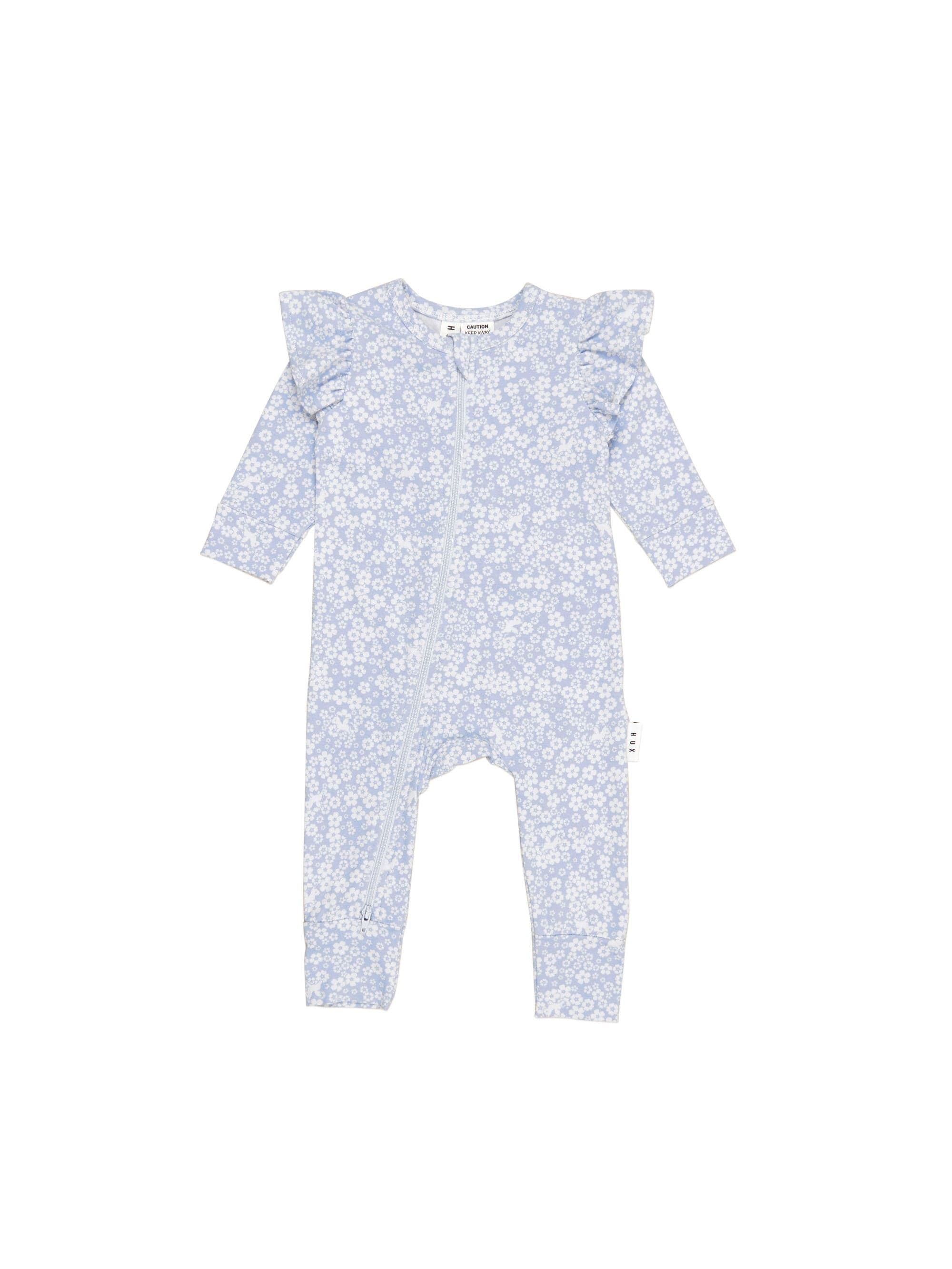 Huxbaby Girls All In One Unicorn Surprise Frill Romper