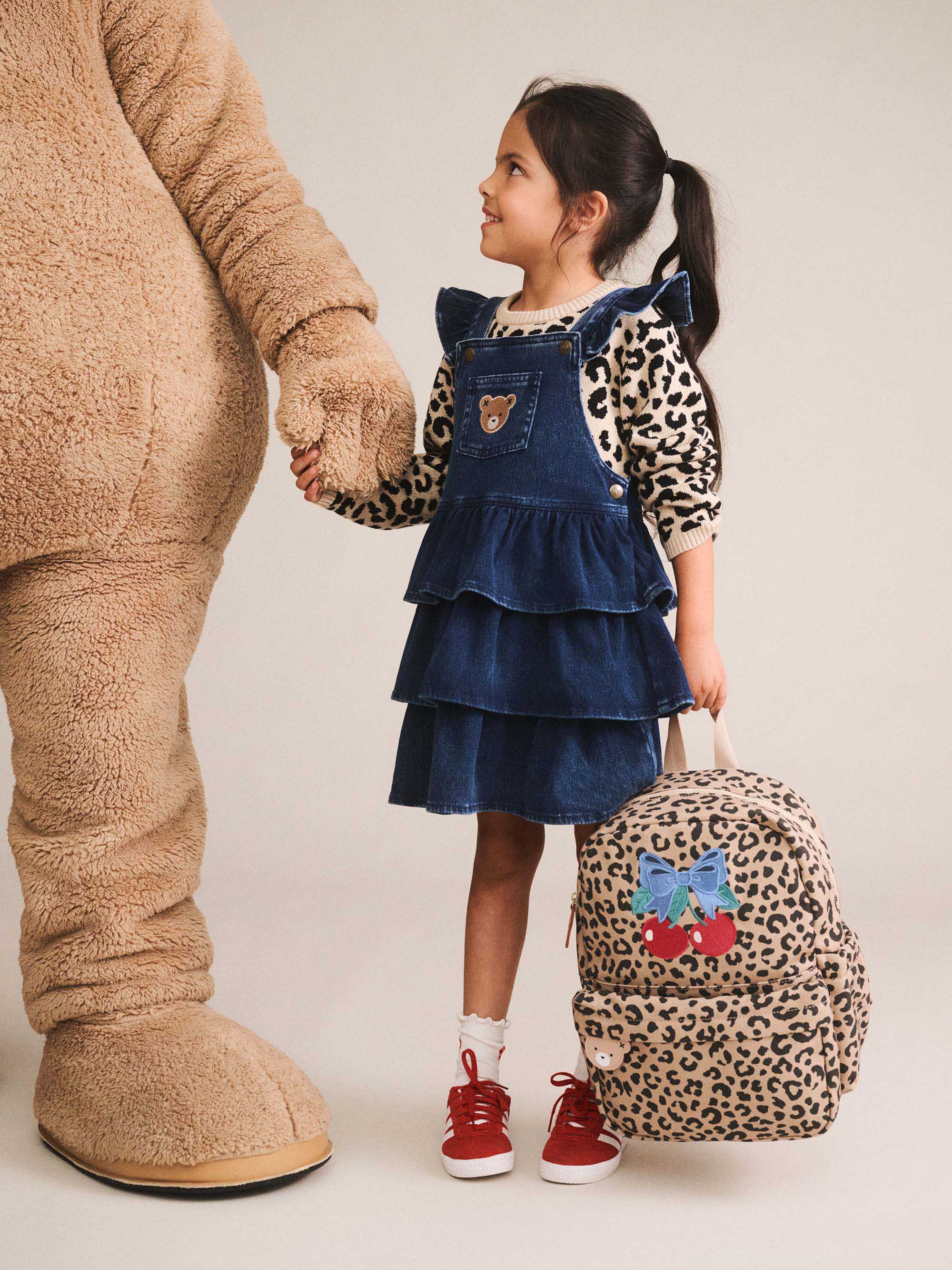 Huxbaby Girls Dress Dreamy Denim Pinafore