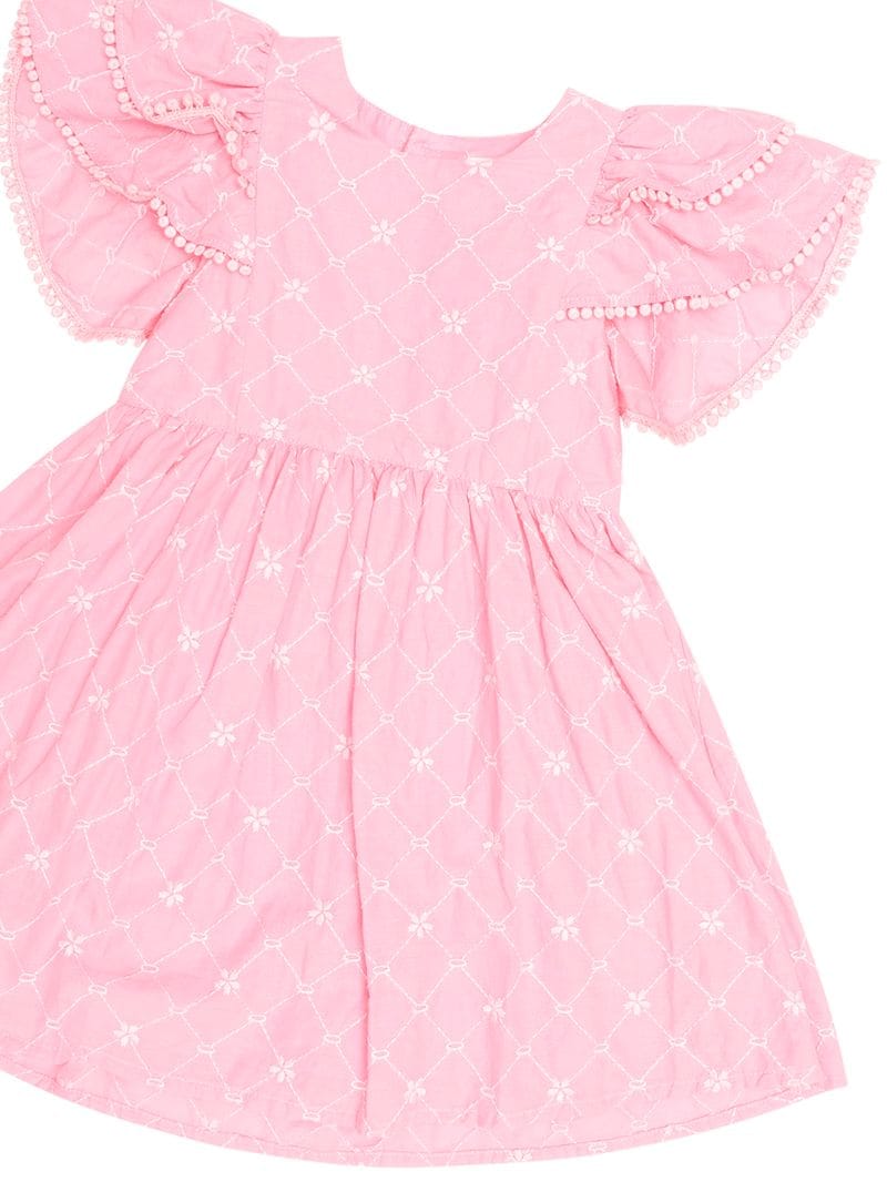 Huxbaby Girls Dress Floral Broderie Dress