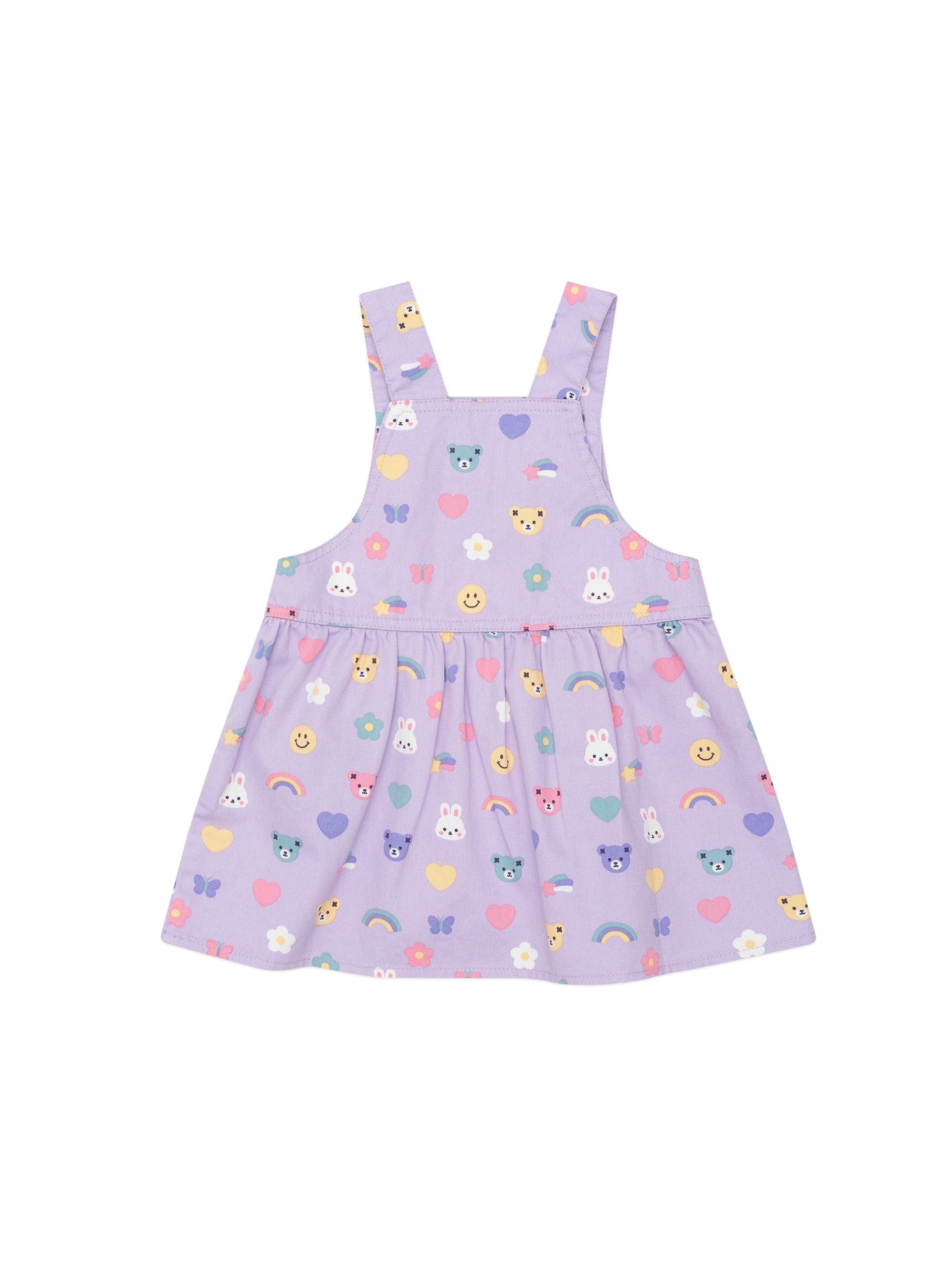 Huxbaby Girls Dress Hux Emoji Pinafore