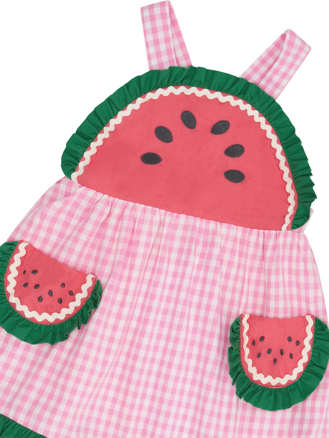 Huxbaby Girls Dress One-in-a-melon Check Dress