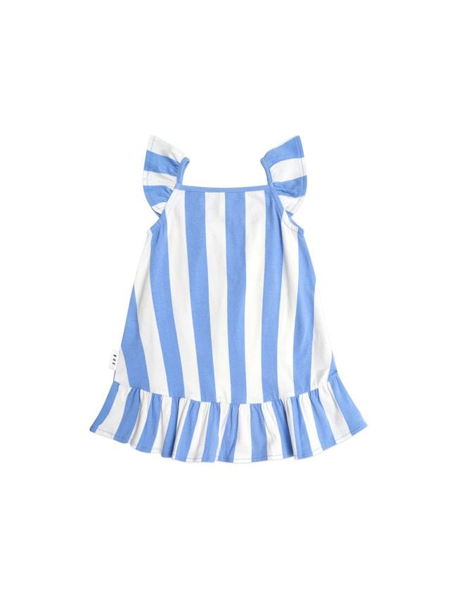 Huxbaby Girls Dress Seaside Cherry Stripe Dress