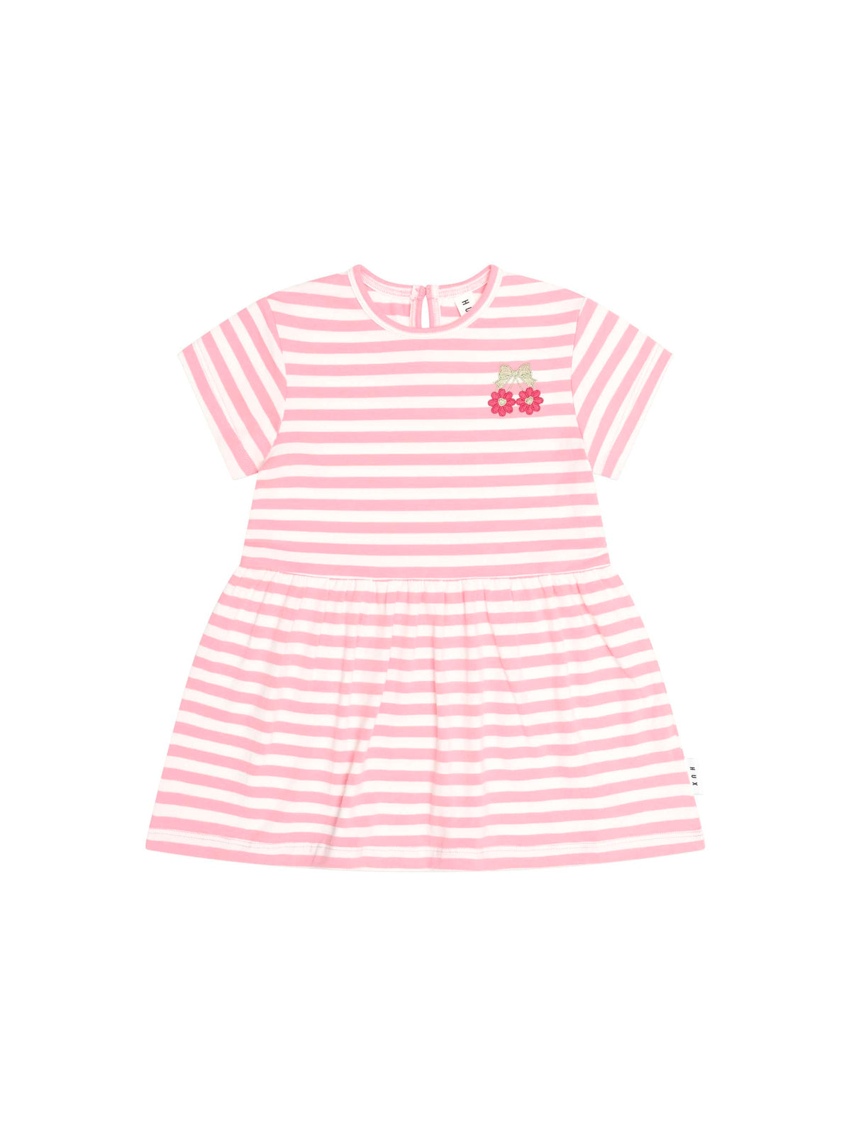 Huxbaby Girls Dress Tropical Twin Flower Dress