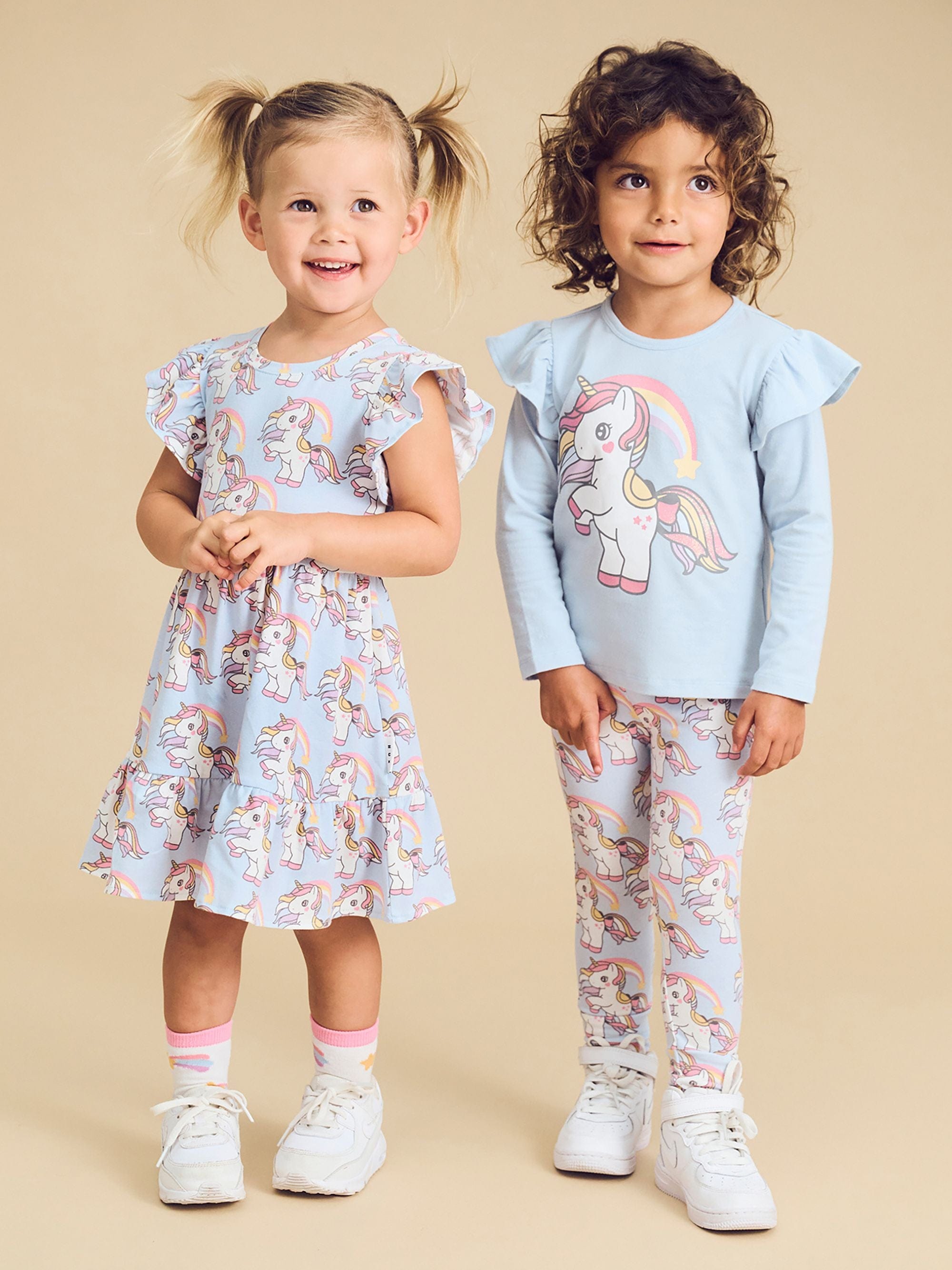 Huxbaby Girls Dress Unicorn Tier Dress