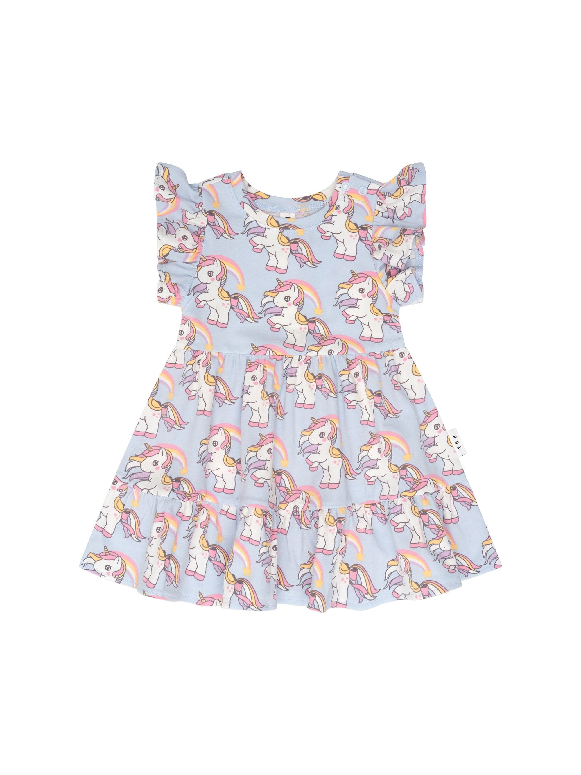 Huxbaby Girls Dress Unicorn Tier Dress