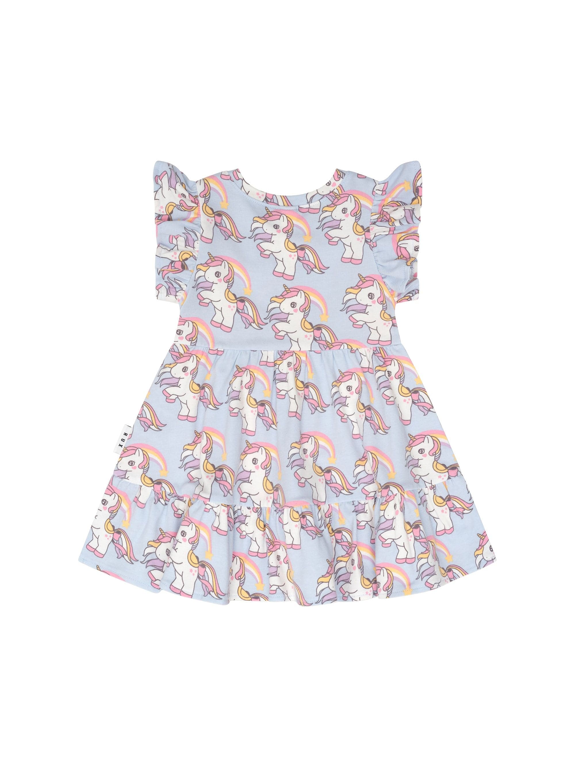 Huxbaby Girls Dress Unicorn Tier Dress