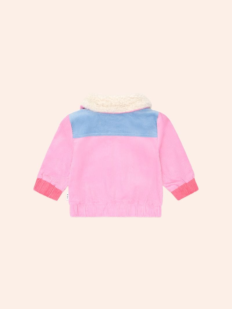 Huxbaby Girls Jacket Colour Block Cord Jacket