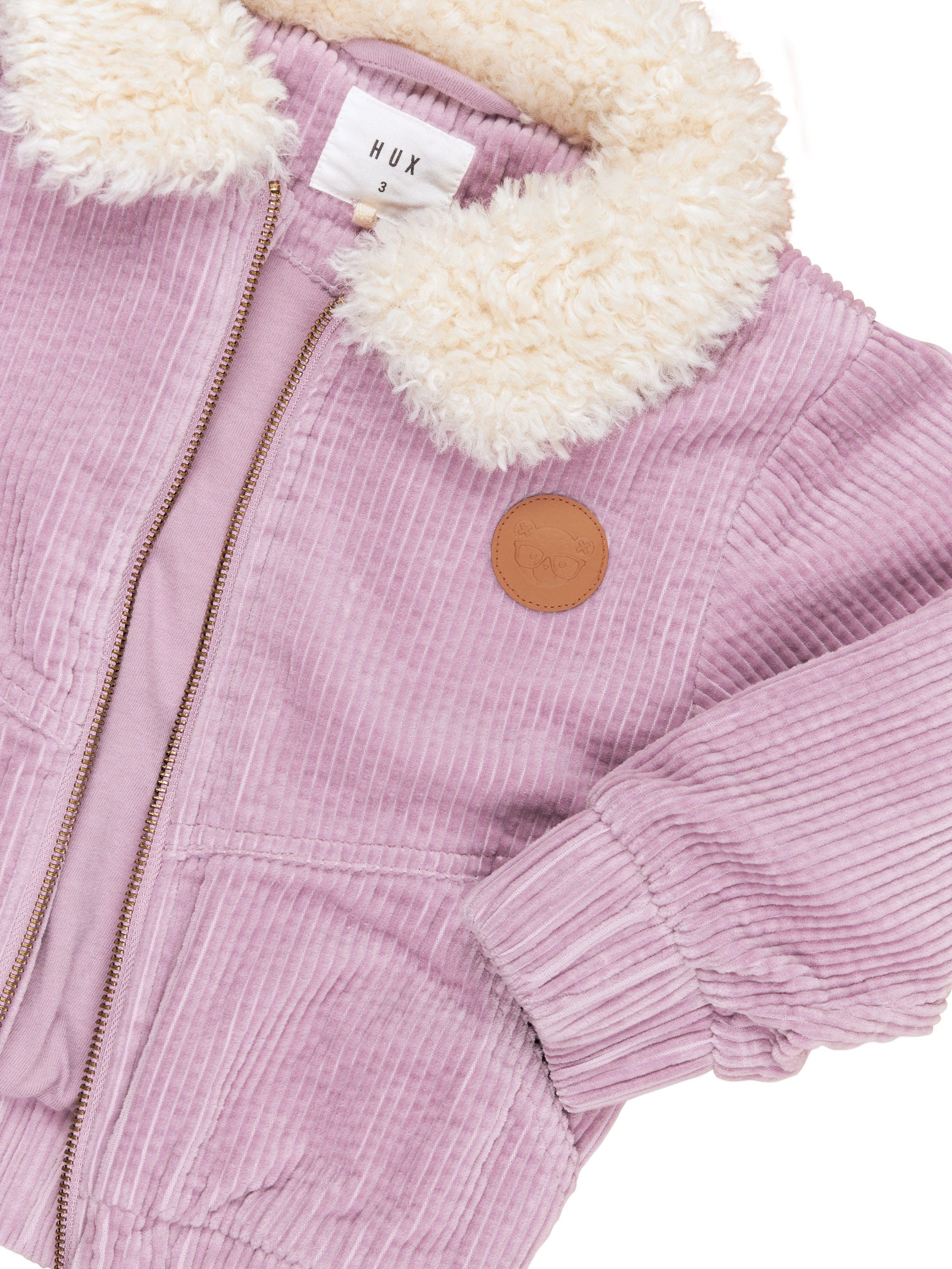 Huxbaby Girls Jacket Orchid 80's Cord Jacket
