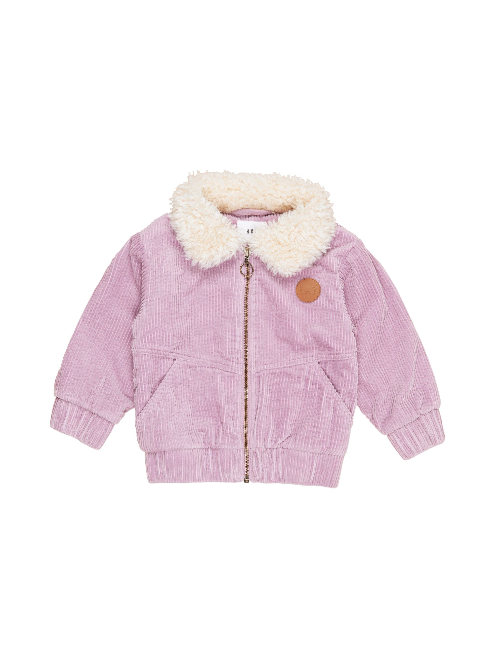 Huxbaby Girls Jacket Orchid 80's Cord Jacket