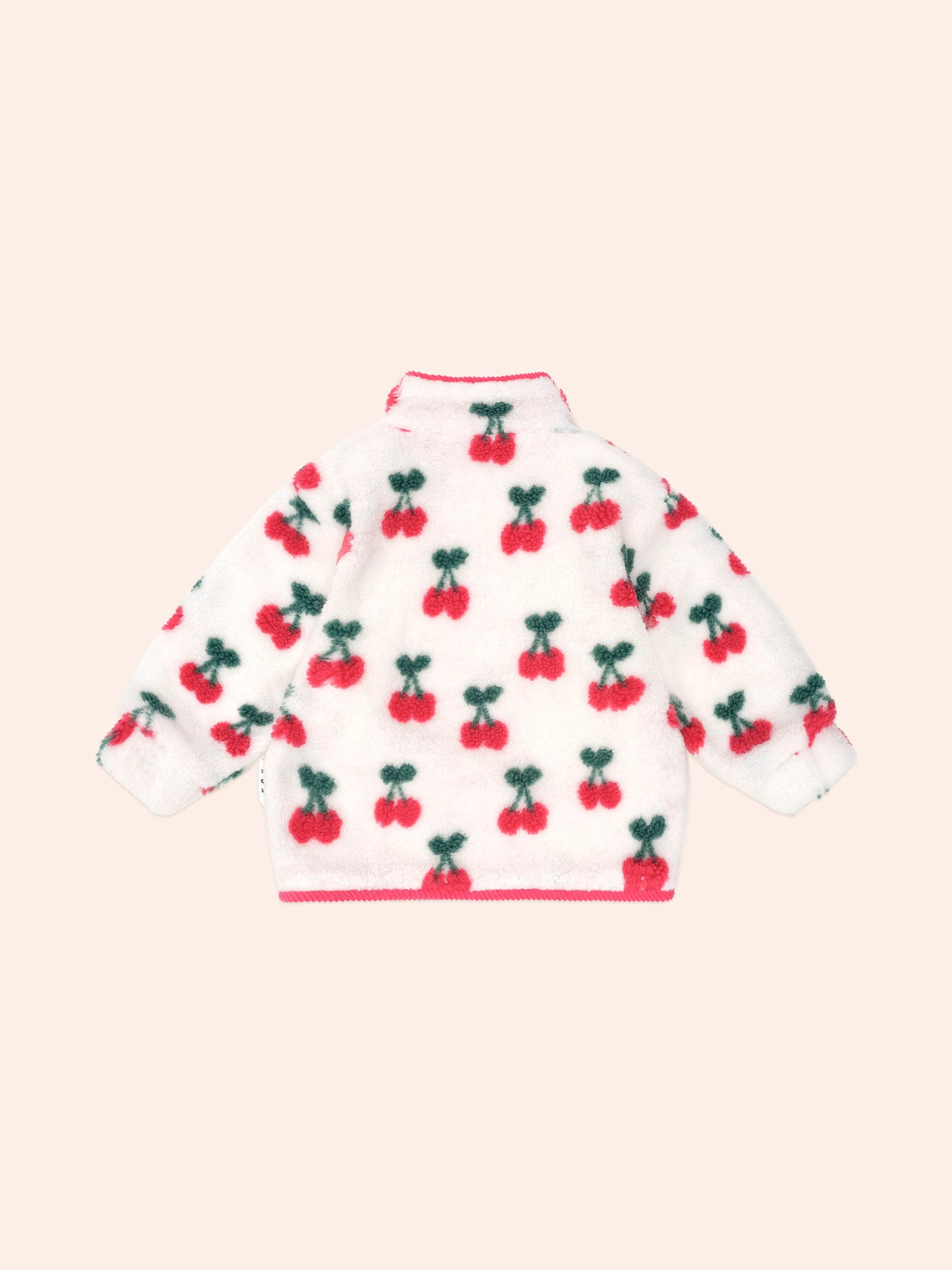 Huxbaby Girls Jacket Very Cherry Sherpa Jacket