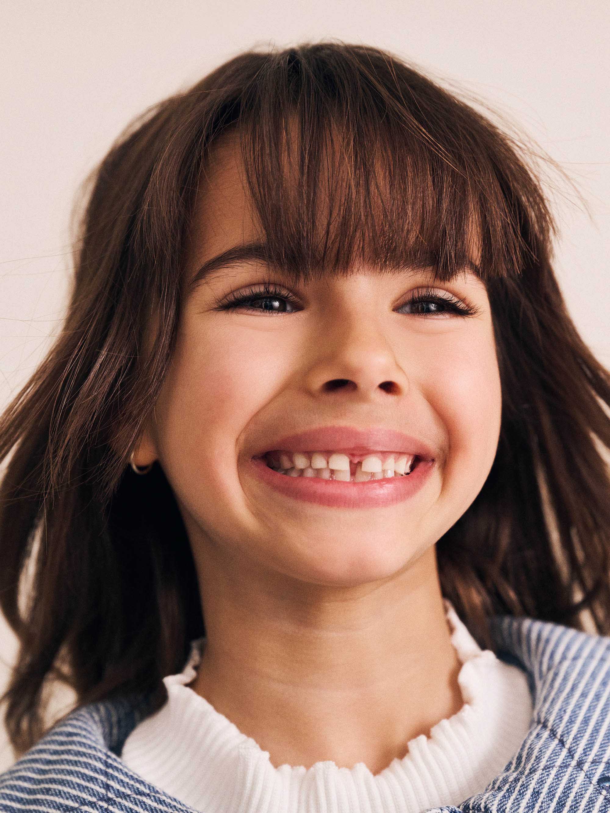 Huxbaby Girls Jacket Vintage Bow Collar Denim Jacket