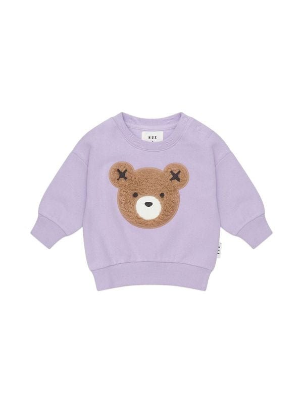 Huxbaby Girls Jumper Orchid Furry Huxbear Sweatshirt