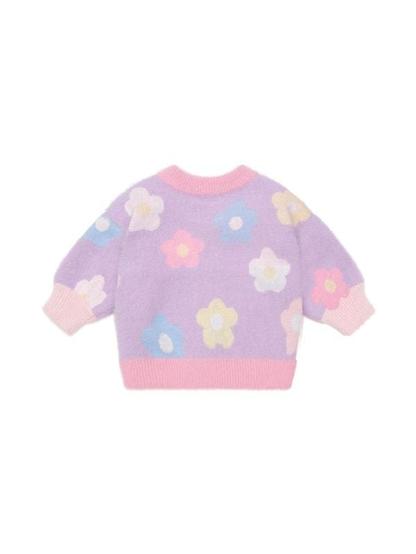 Huxbaby Girls Jumper Rainbow Daisy Jumper