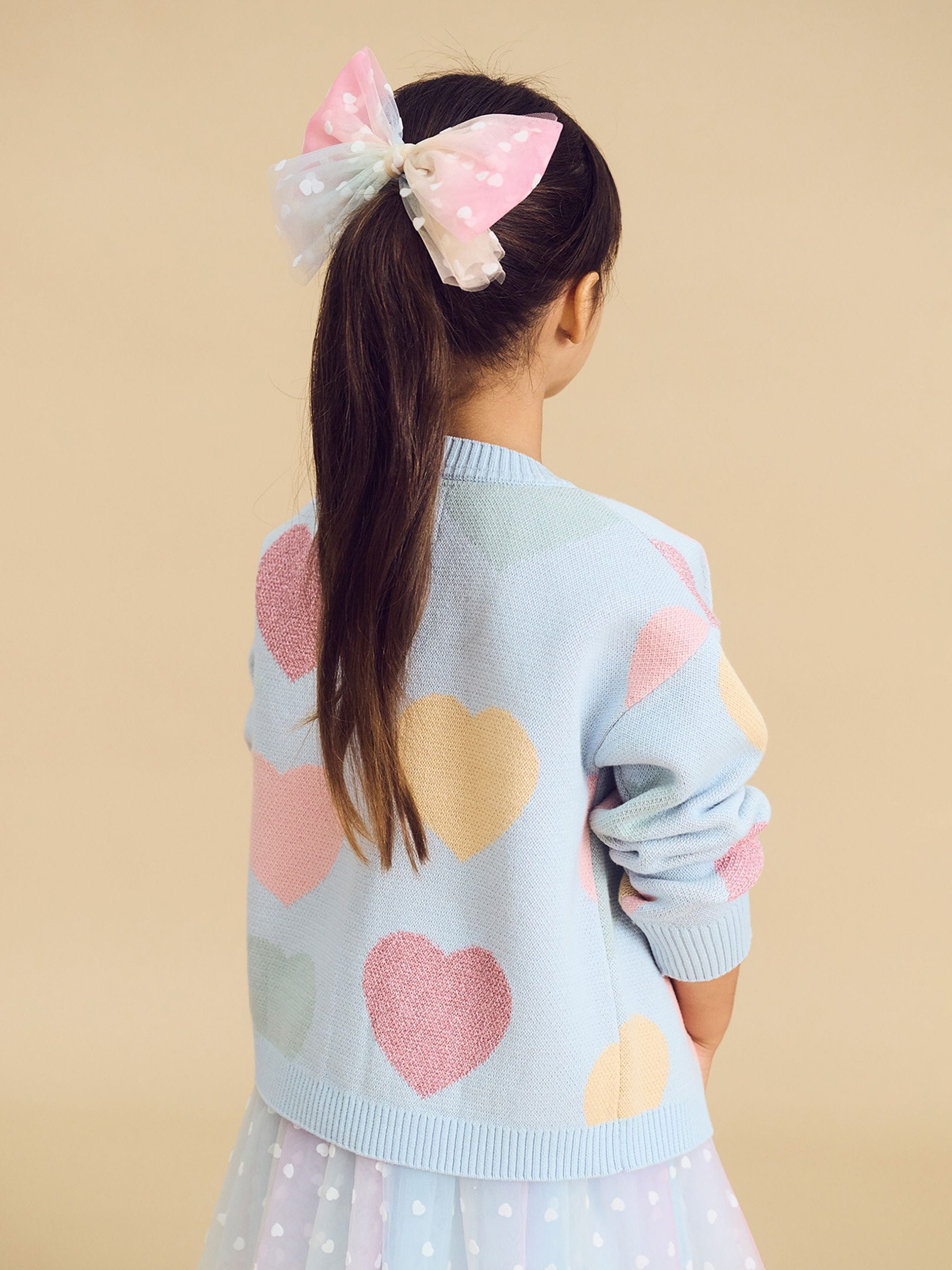 Huxbaby Girls Jumper Sweetheart Boxy Cardi