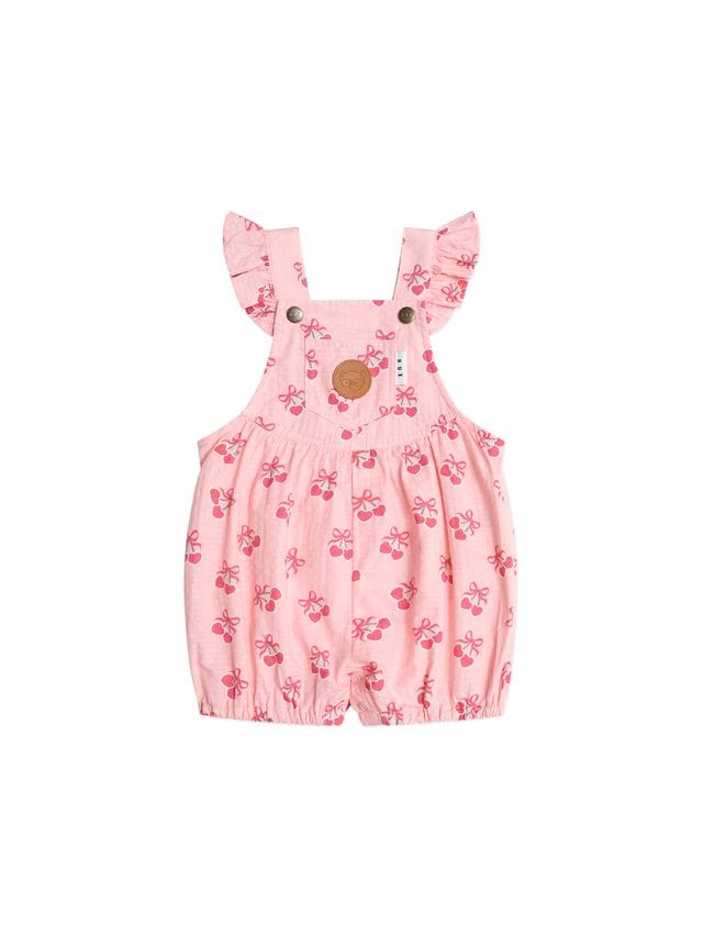 Huxbaby Girls Onesie Cherry Pie Frilly Playsuit